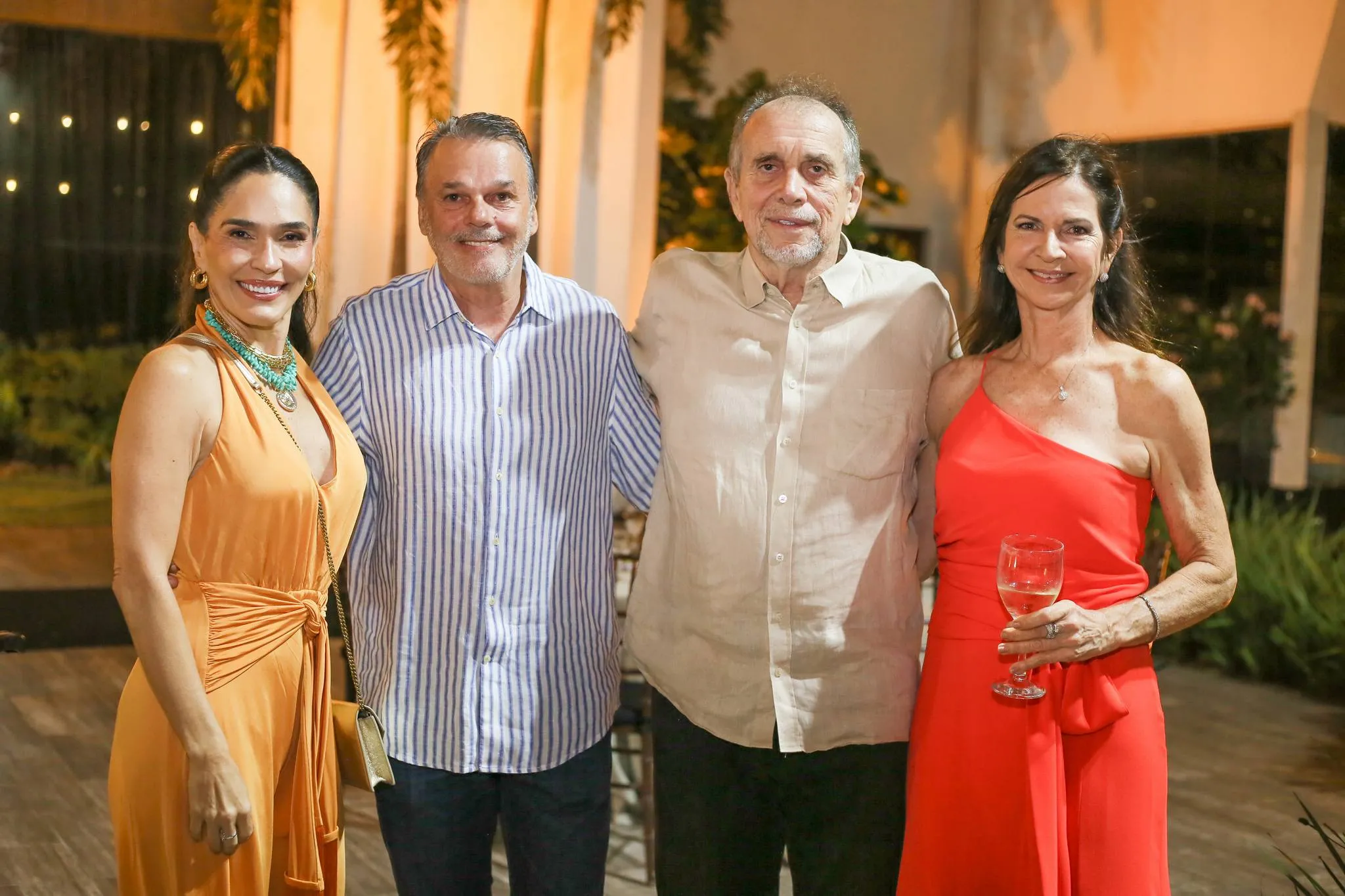 Luciana Pontes, Ernani Prudente, Newton e Cristine Basto