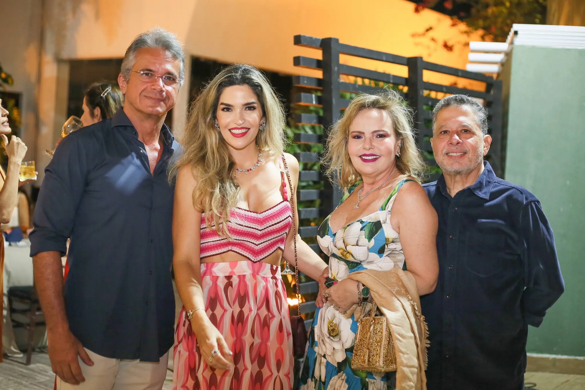 Heitor Barreto, Ludmila Carneiro, Daniela e Gerardo Bastos Filho