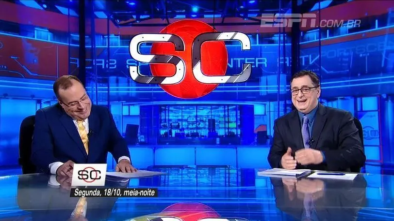 Amigão e Antero durante Sportcenter na ESPN