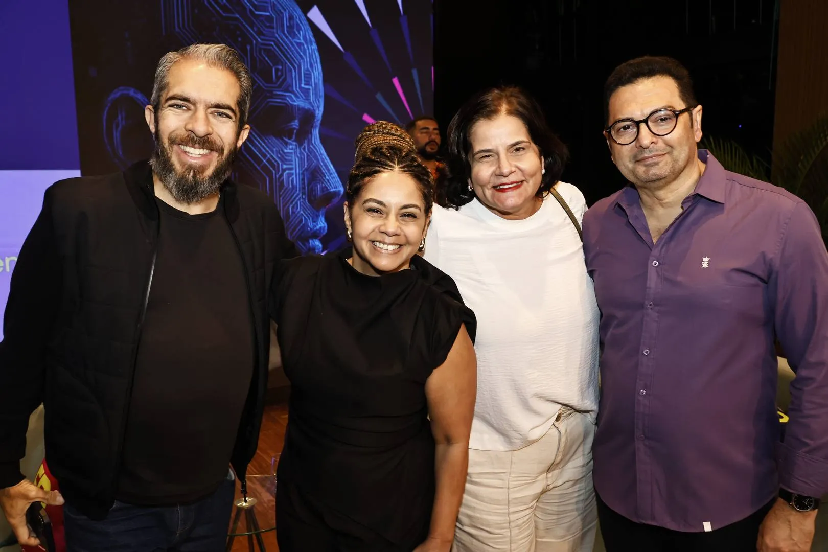 Cristovam Ferrara, Fátima Batista, Bianka Carvalho e Wagner Borges