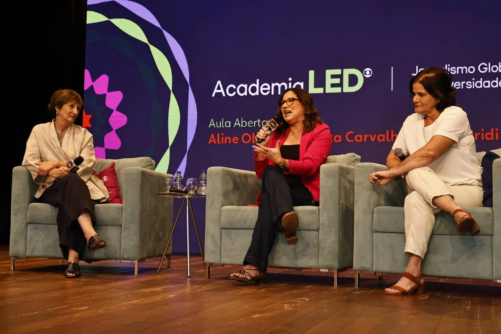 Sônia Bridi, Aline Oliveira e Bianka Carvalho