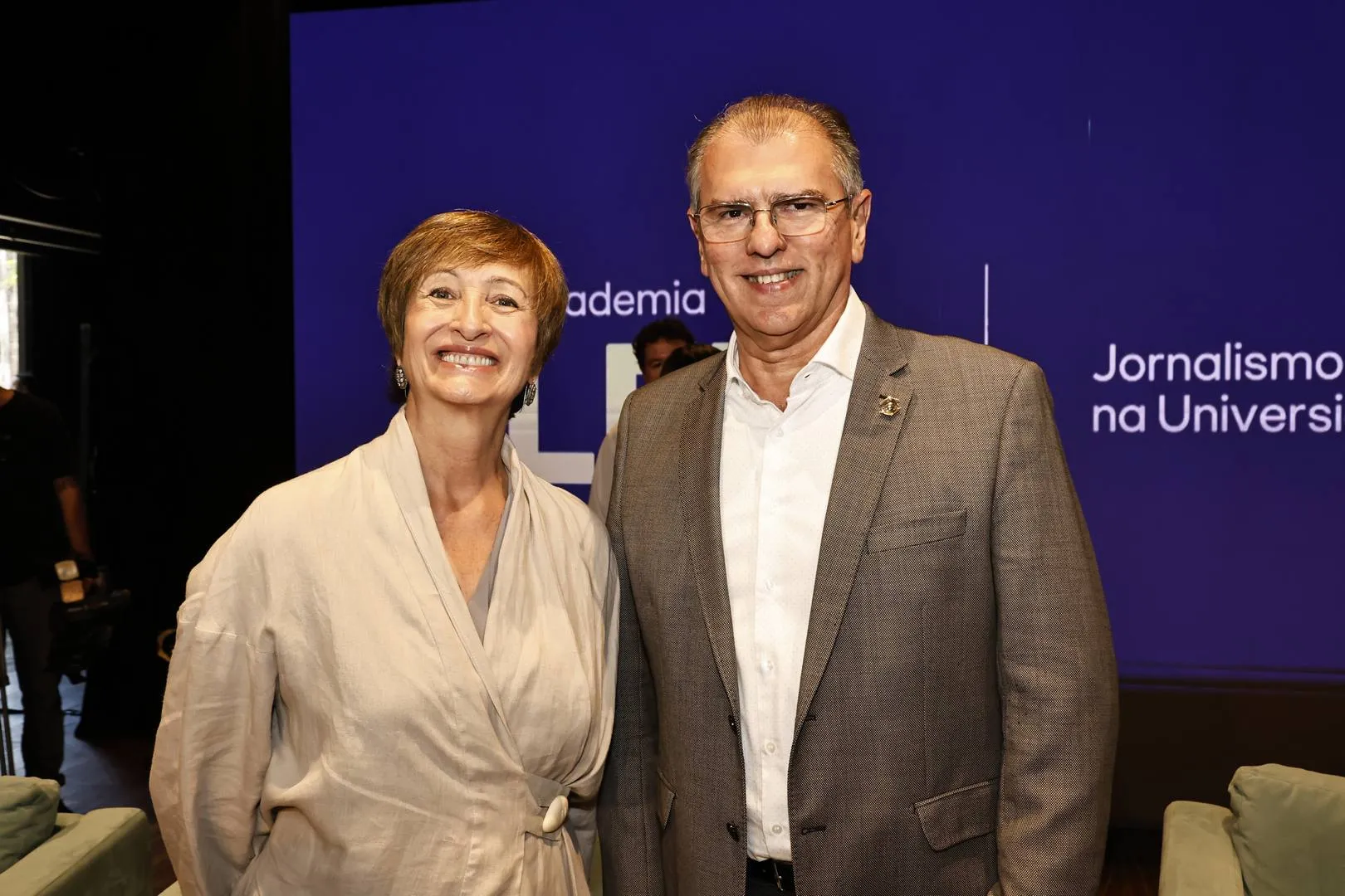 Sônia Bridi e Randal Pompeu