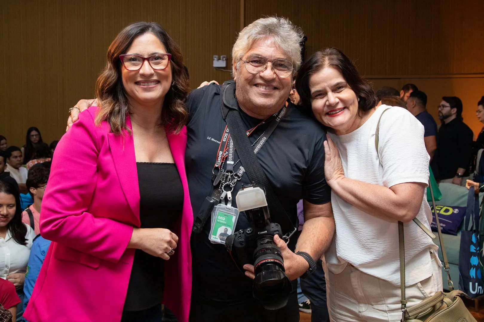 Aline Oliveira, LC Moreira e Bianka Carvalho