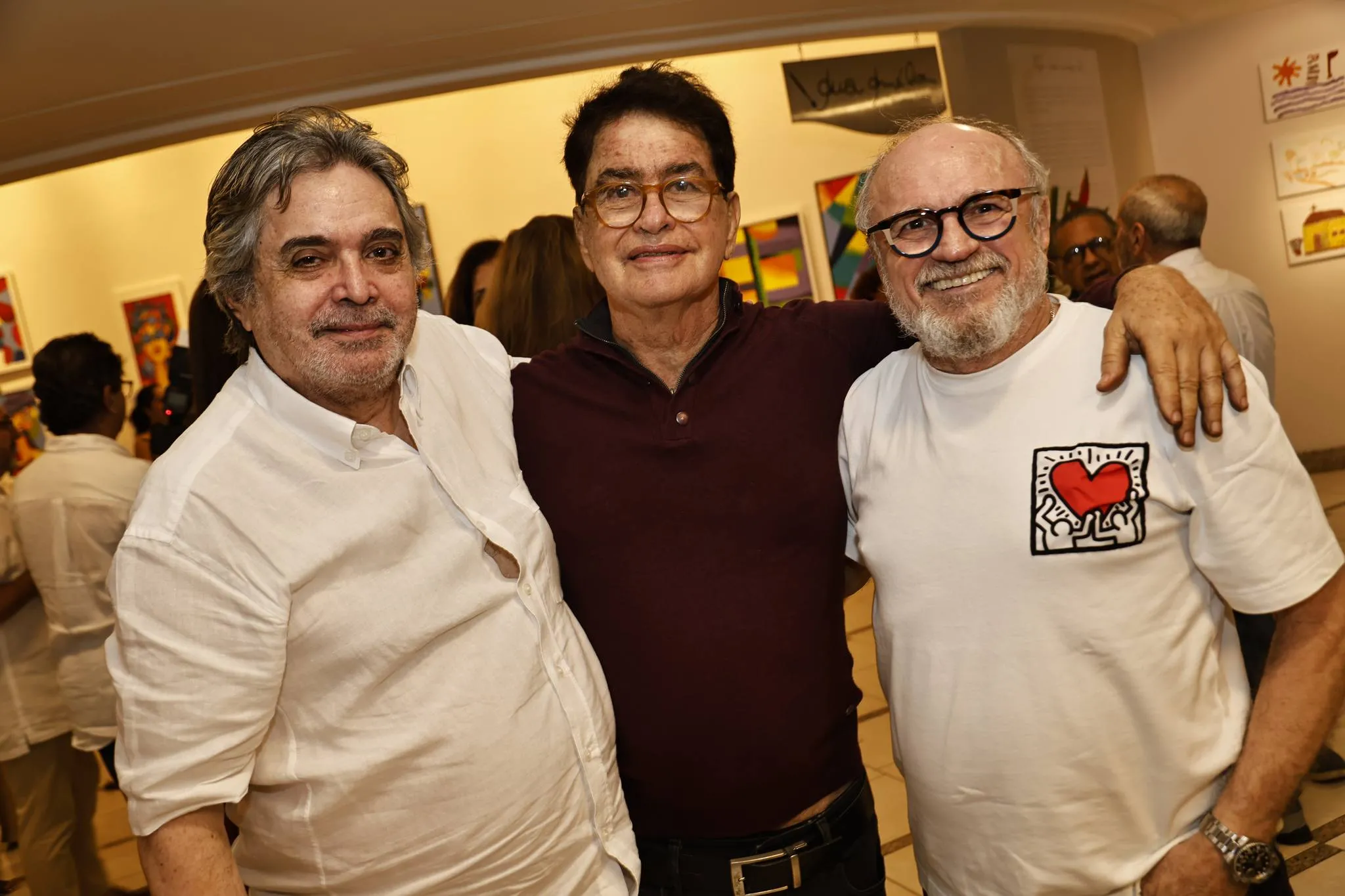 Totonho Laprovitera, César Fiúza e Vando Figueiredo