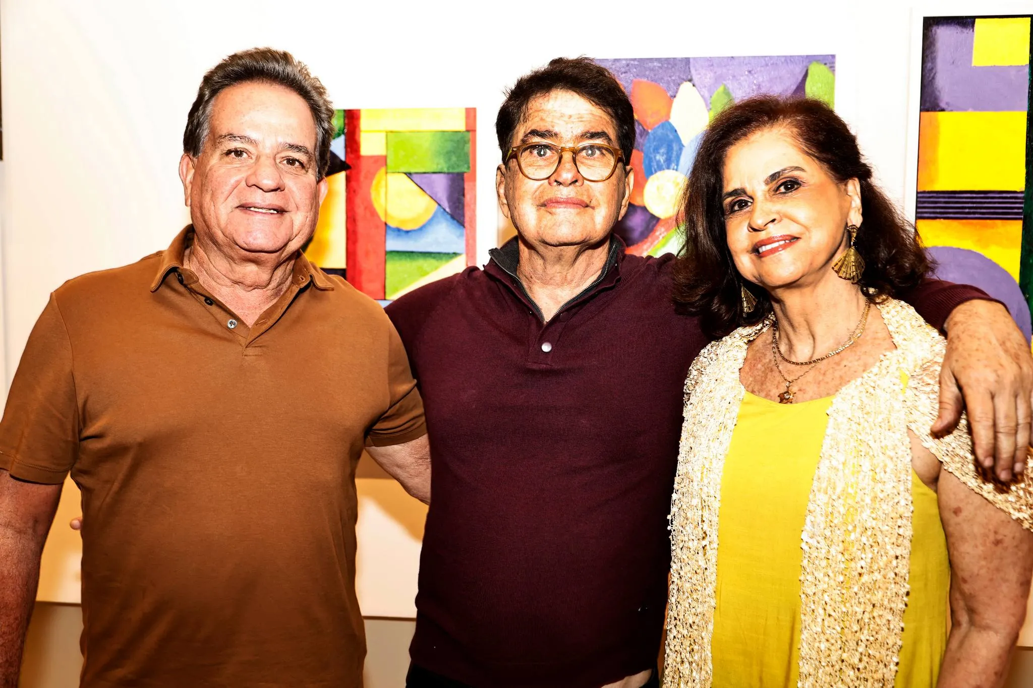 Marcílio, César e Beta Fiúza