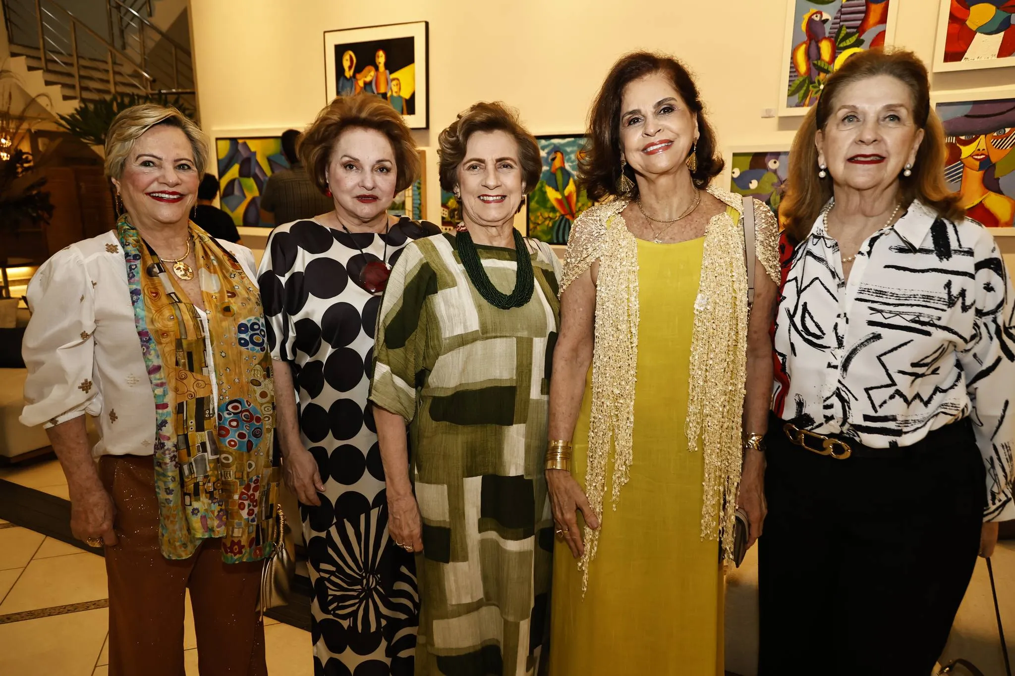 Regine Limaverde, Regina Claudia e Alessandra Aragão, Beta Fiúza e Tita Pinto