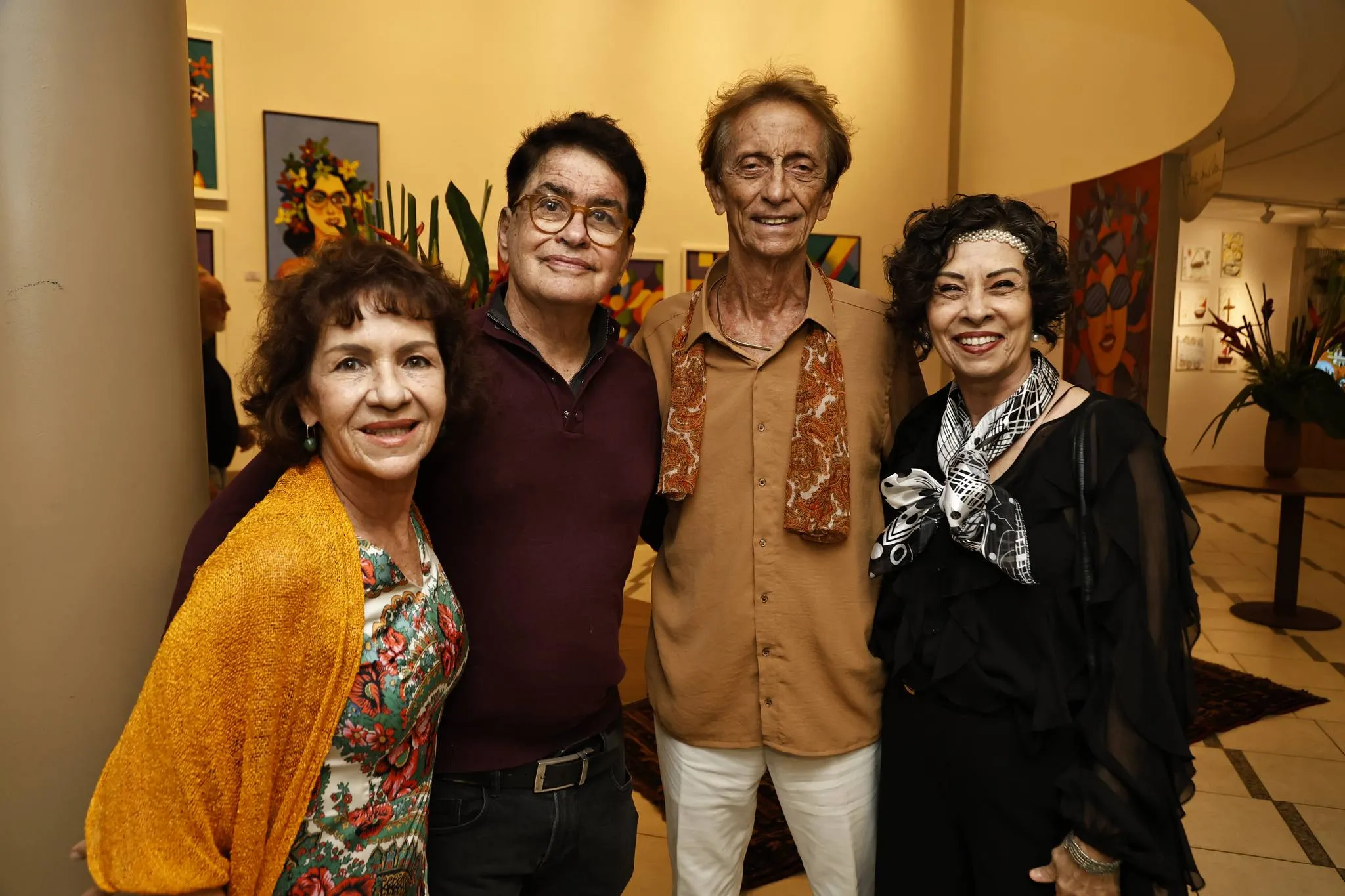 Lilia Quinderé, César Fiúza, Cabeto Carvalho e Licinha Castro
