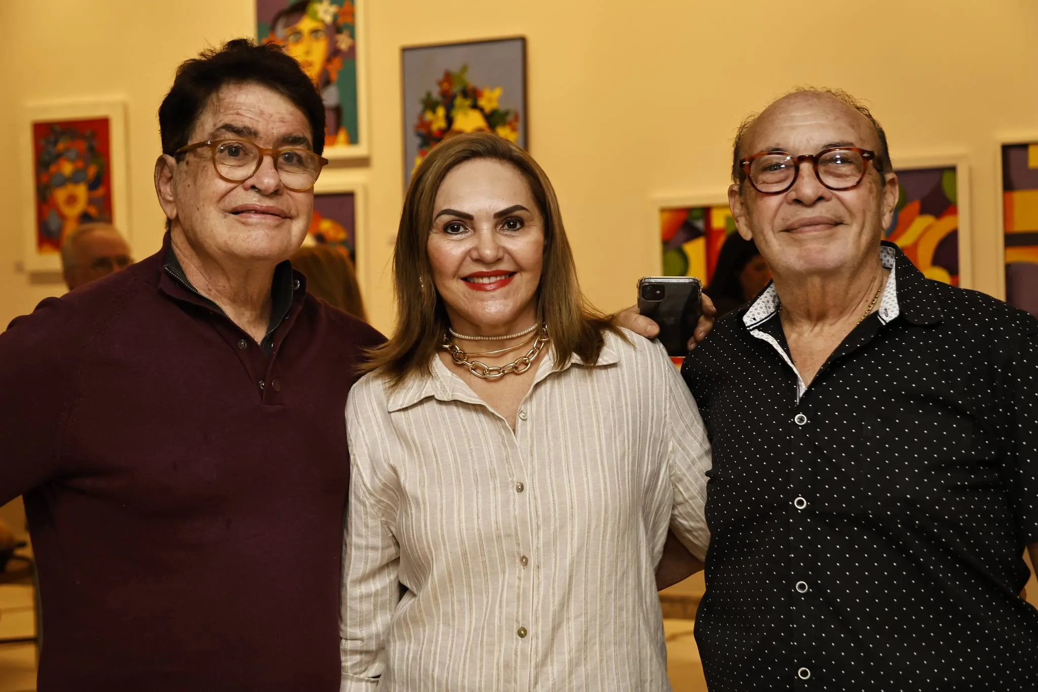 César Fiúza, Denise e José Bastos