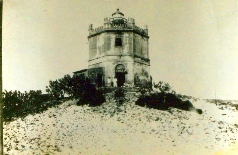 Registro do Farol do Mucuripe, também conhecido como Farol Velho, em 1918