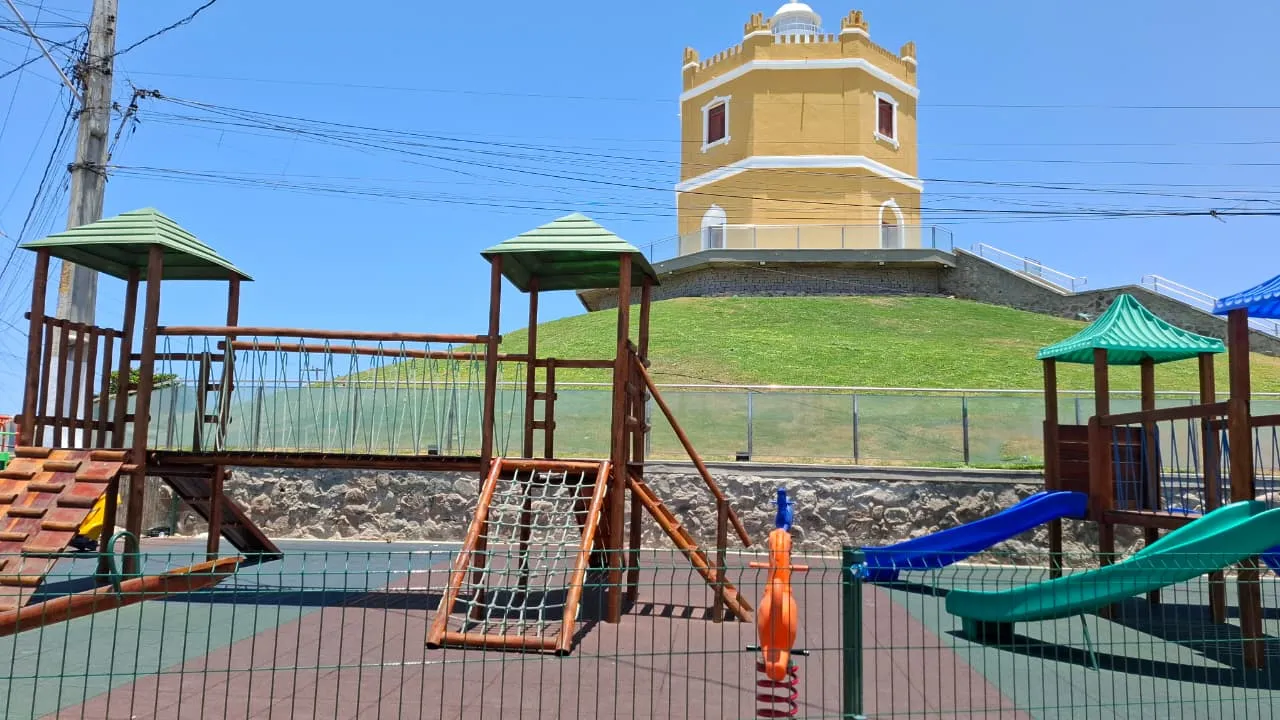 Além do Farol do Mucuripe, também será entregue brinquedopraça e Academia ao Ar Libre