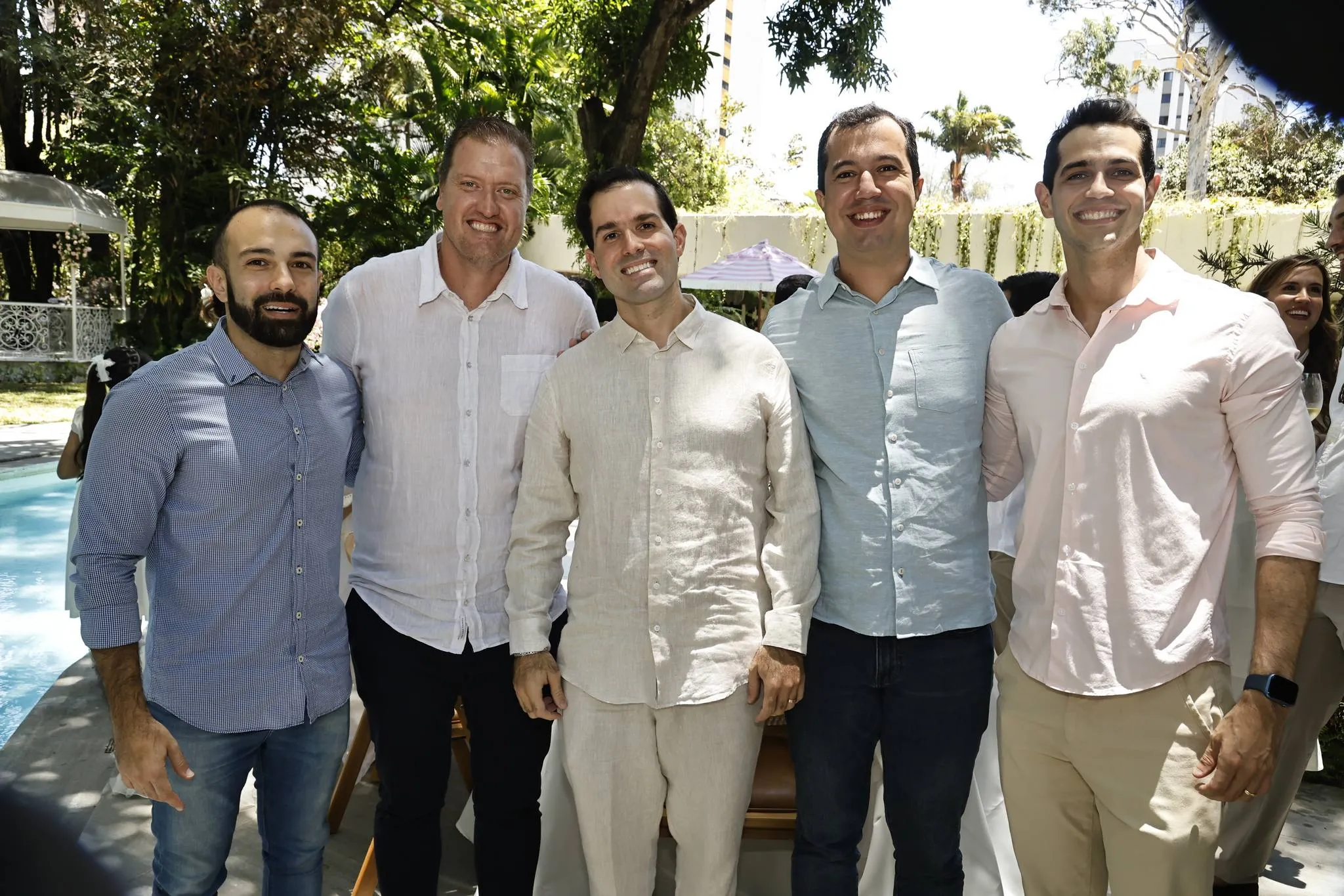 Victor Cavalcante, Sávio Bandeira de Melo, Felipe Queiroz Rocha, David Pombo e Yuri Frota