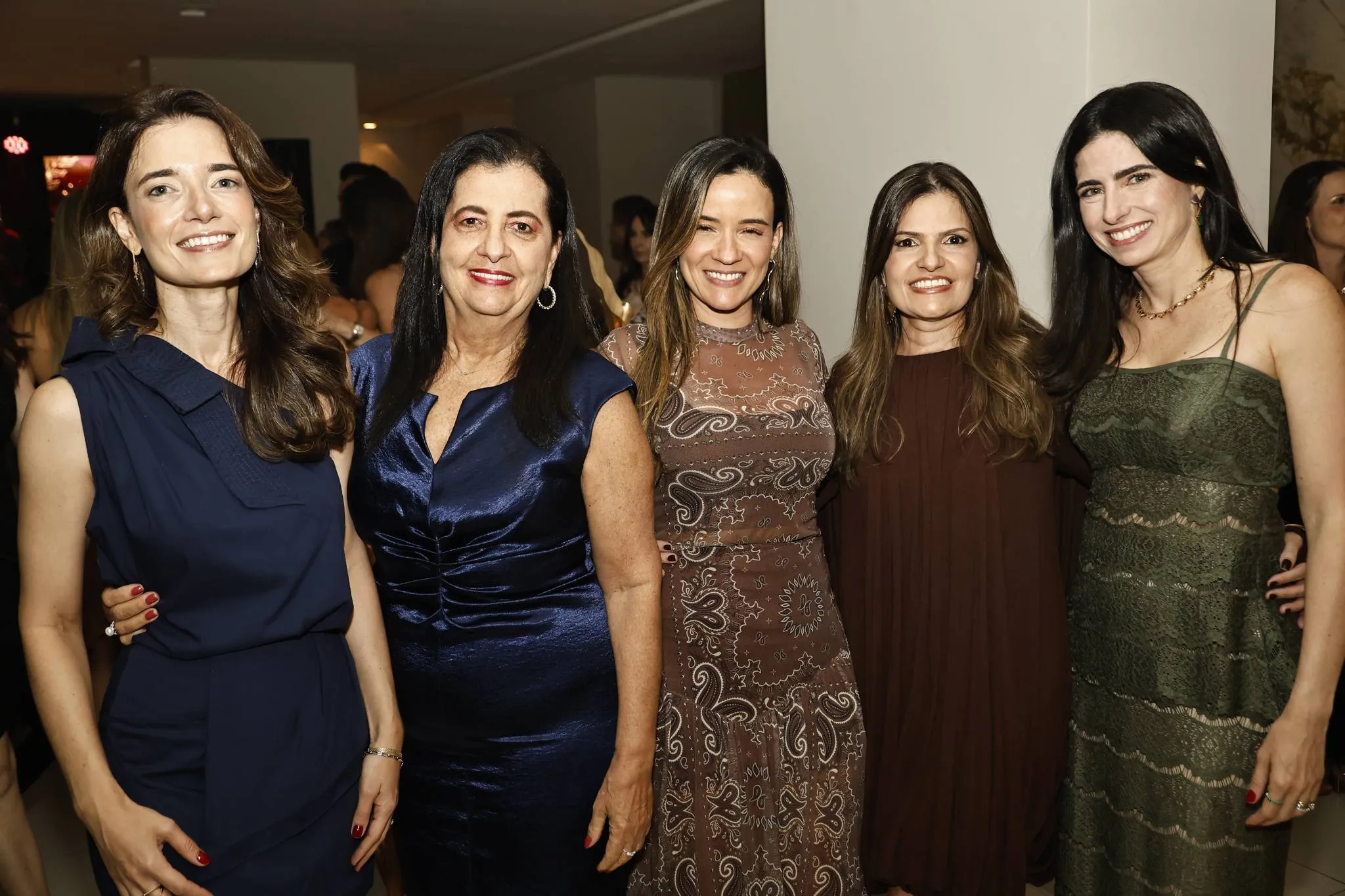 Ana Cecília Vasconcelos, Fátima e Anita Serpa, Cintia Pimentel e Luciana Benevides