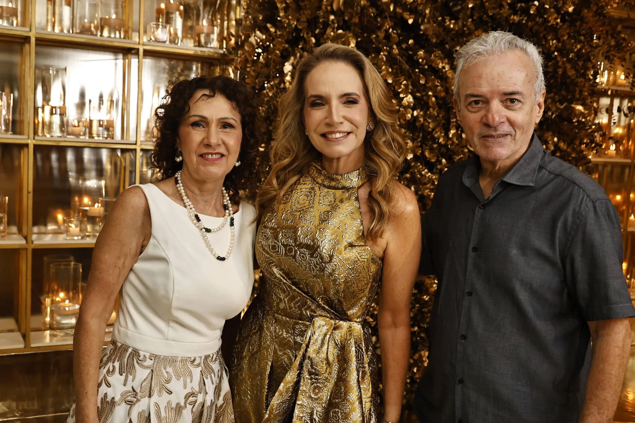 Luiza Serpa, Renata Duarte e Pedro Serpa