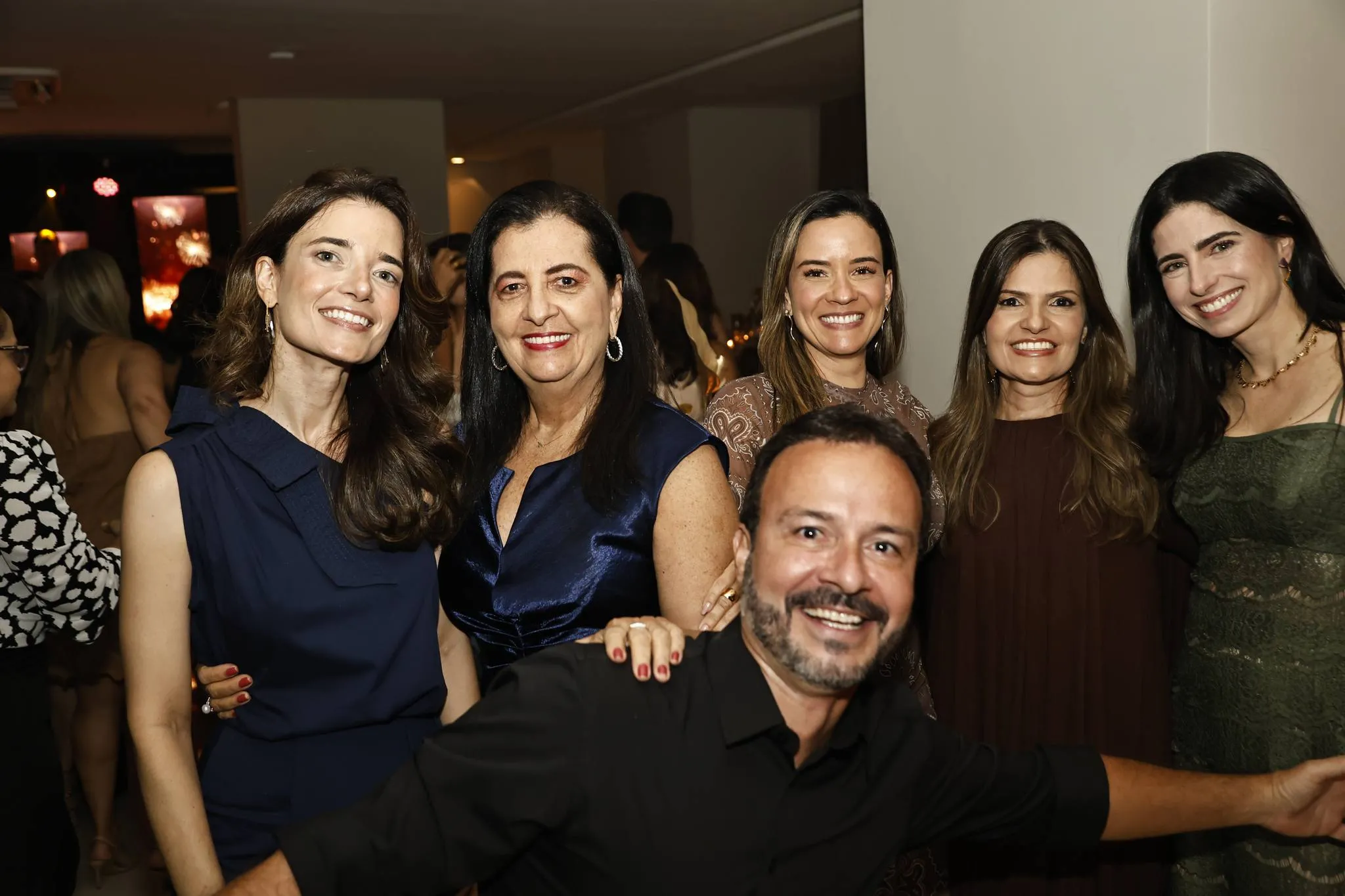 Ana Cecília Vasconcelos, Fátima, Danilo e Anita Serpa, Cintia Pimentel e Luciana Benevides