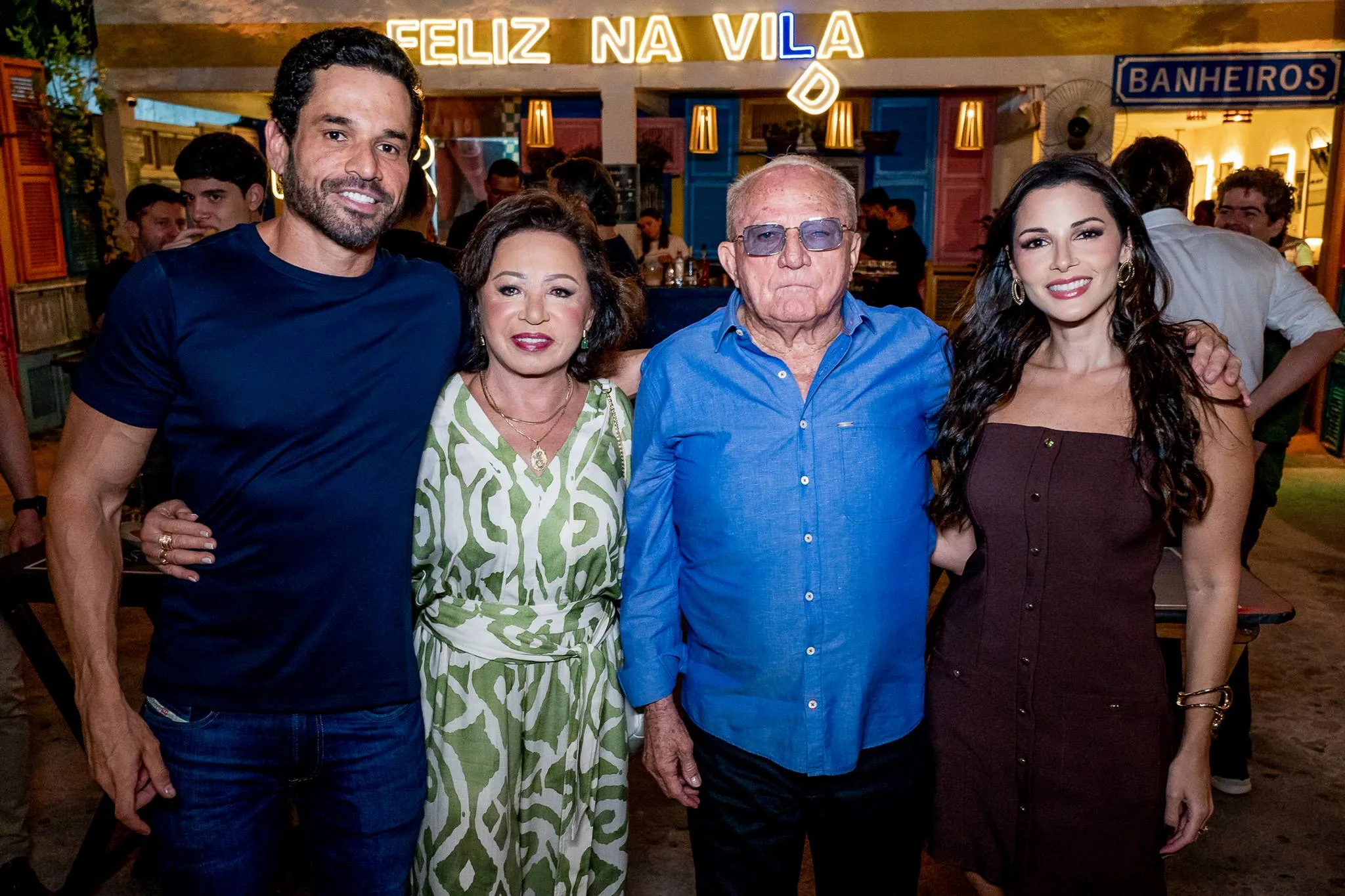 Rafael, Eneida, Edson e Ana Luiza Sá