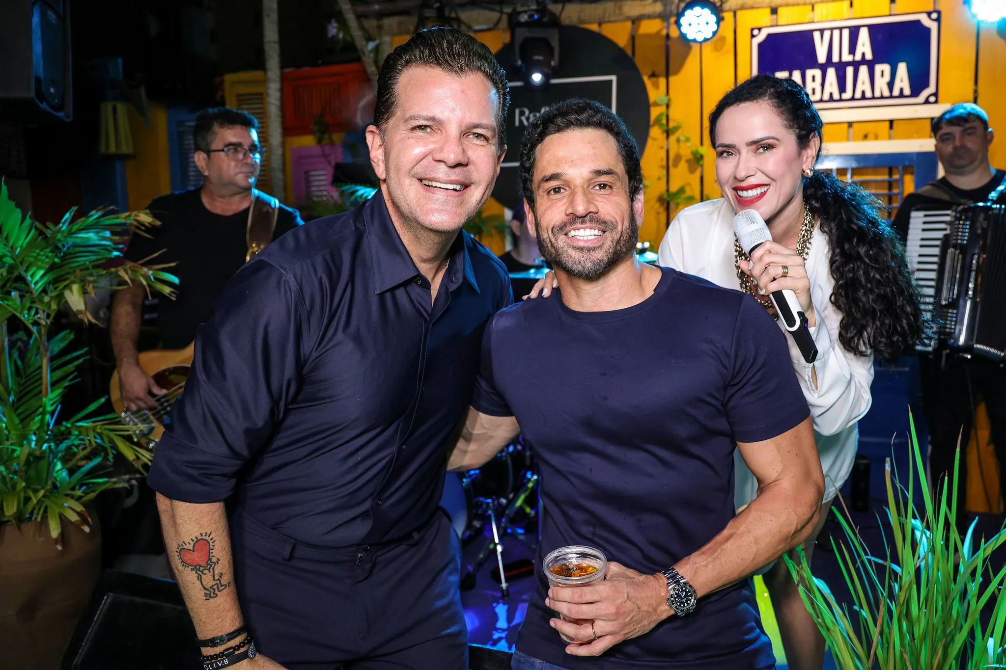 Gustavo Serpa, Rafael Sá e Sandrinha
