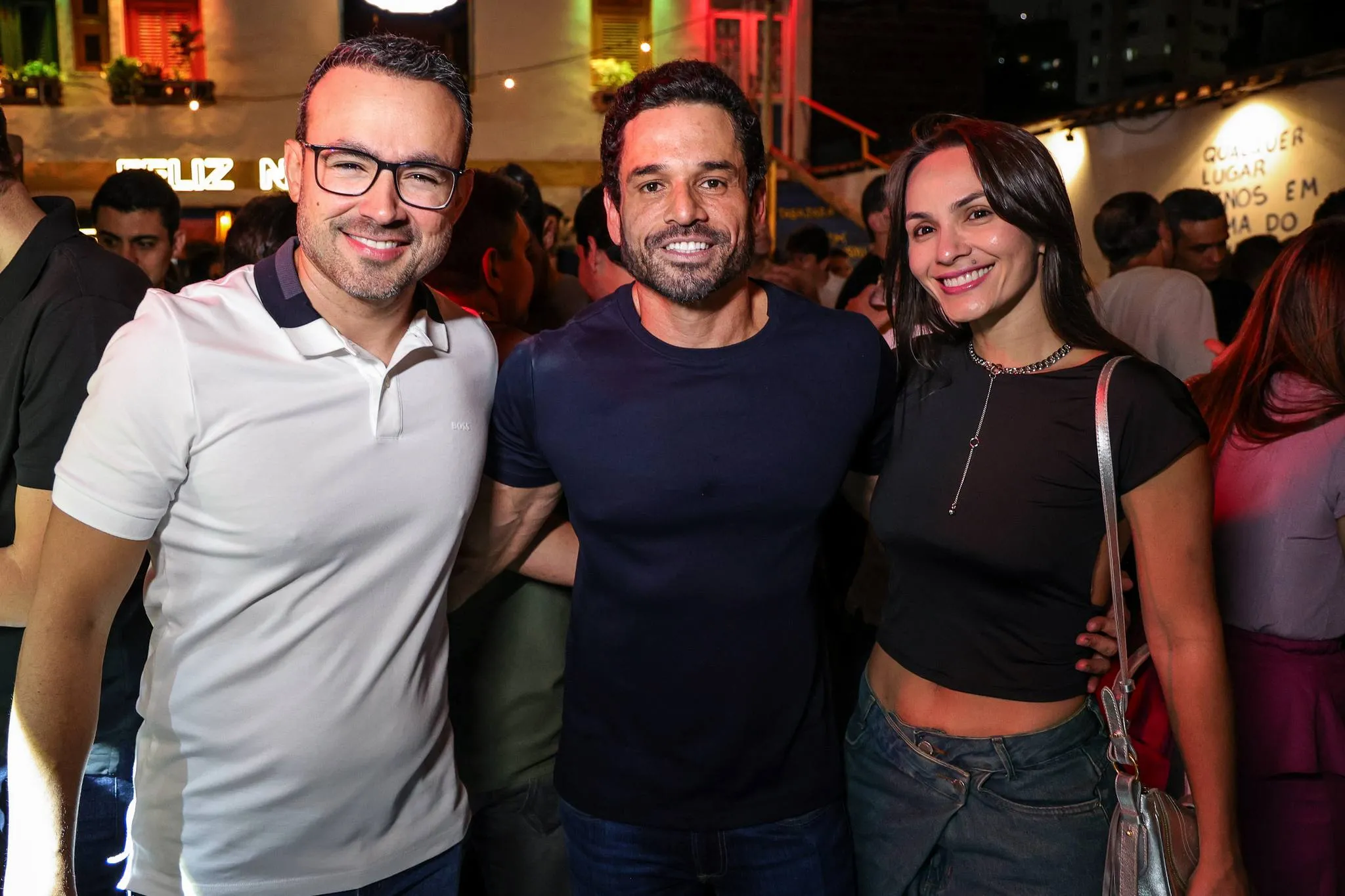 Carlos Alberto, Rafael Sá e Carliane Mendes
