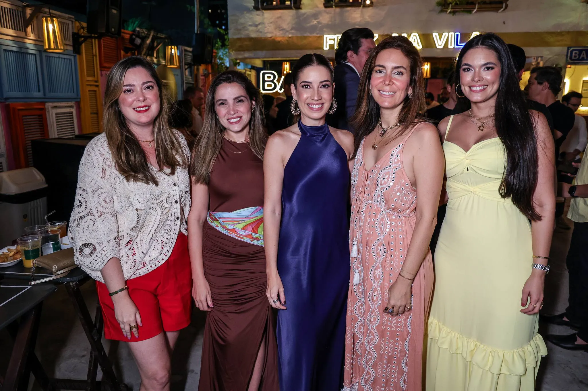 Nathalia Gonçalves, Lina Ponte, Liana Sá, Giselle Studart e Rafaella Melo
