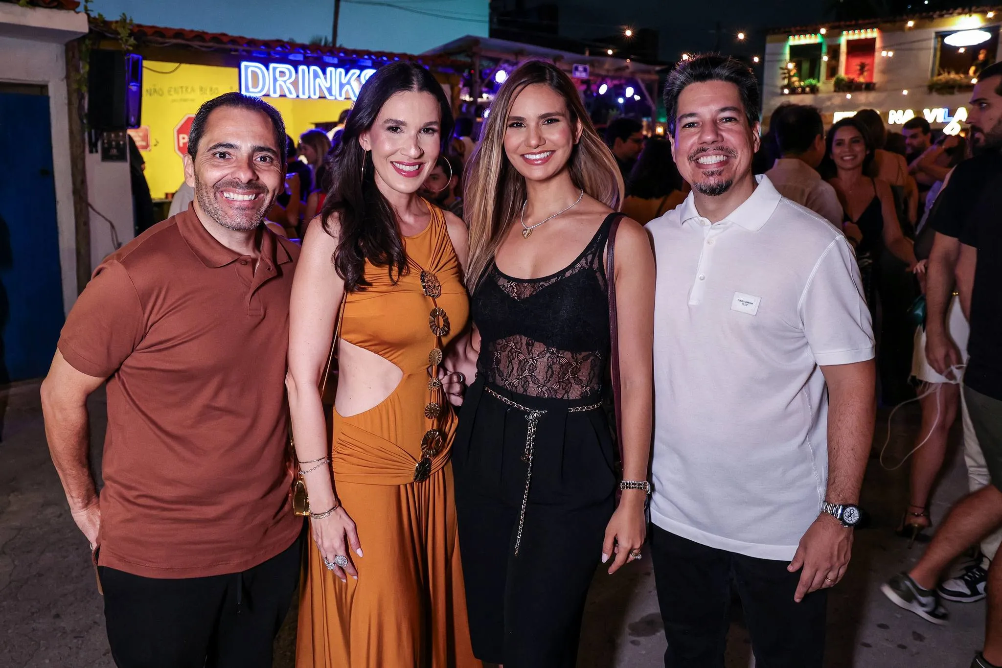 Átila Fernandes, Giuliana Botelho, Aline e Andrei Aguiar