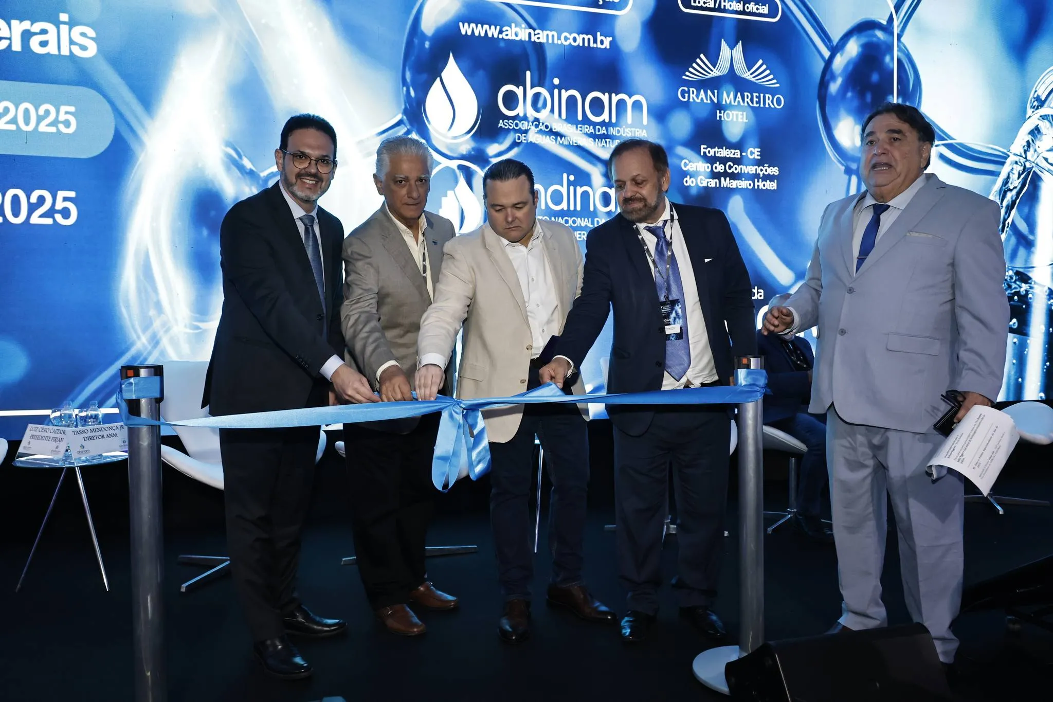 Aélio Silveira, Luiz Césio Caetano, Otávio Queiroz, Tasso Mendonça e Carlos Alberto Lância