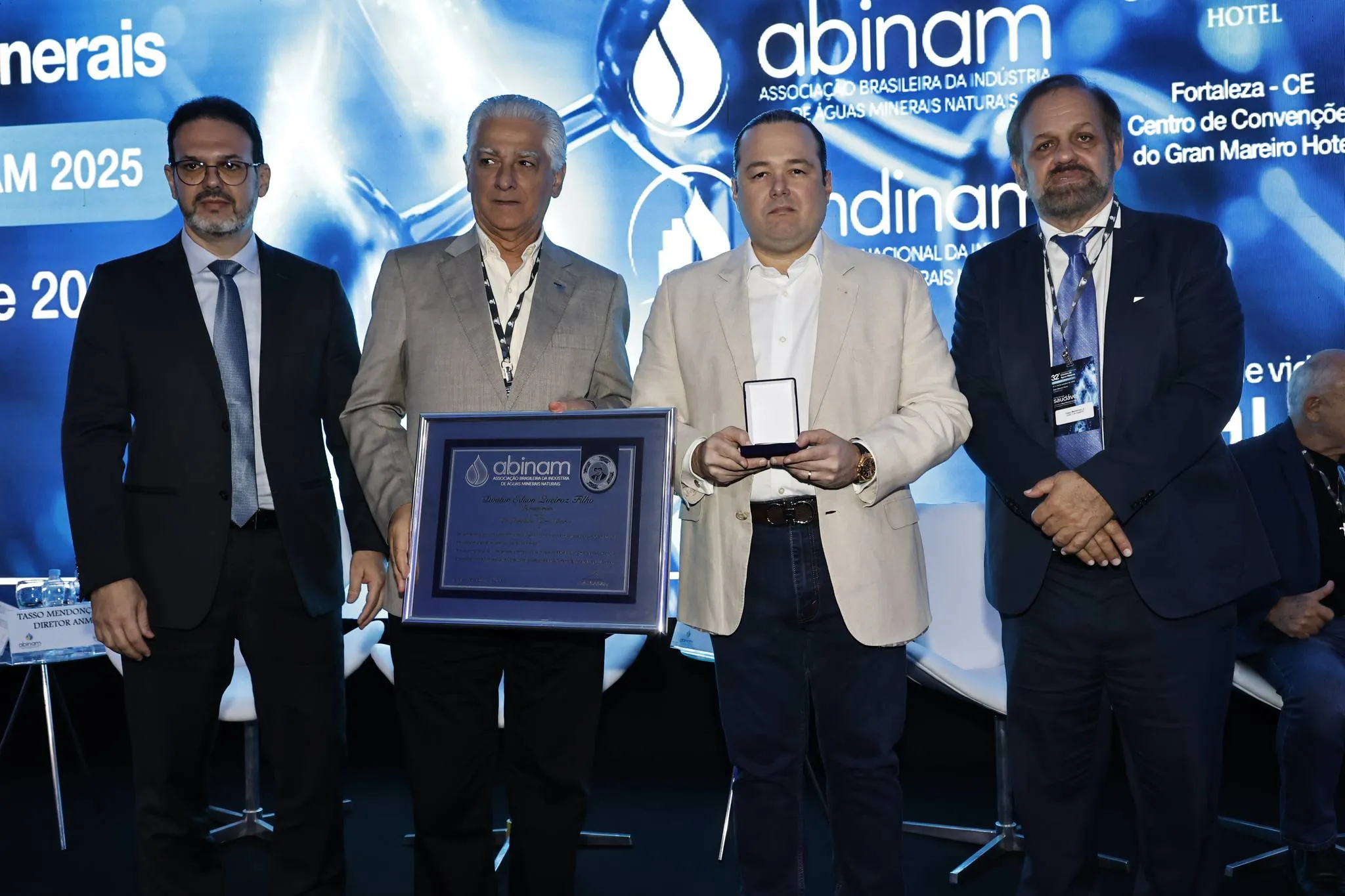 Aelio Silveira, Luiz Césio Caetano, Otávio Queiroz e Tasso Mendonça
