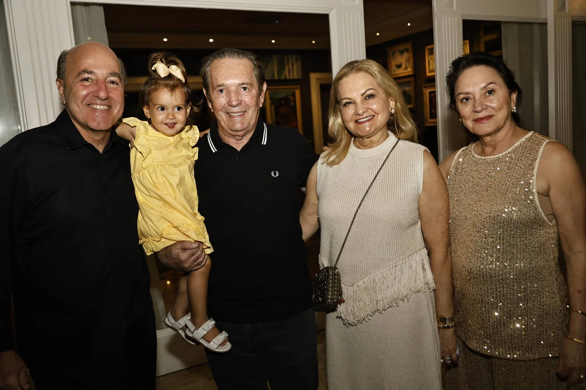 Silvio e Celina Frota, Cláudio e Lenise Rocha e Paula Frota