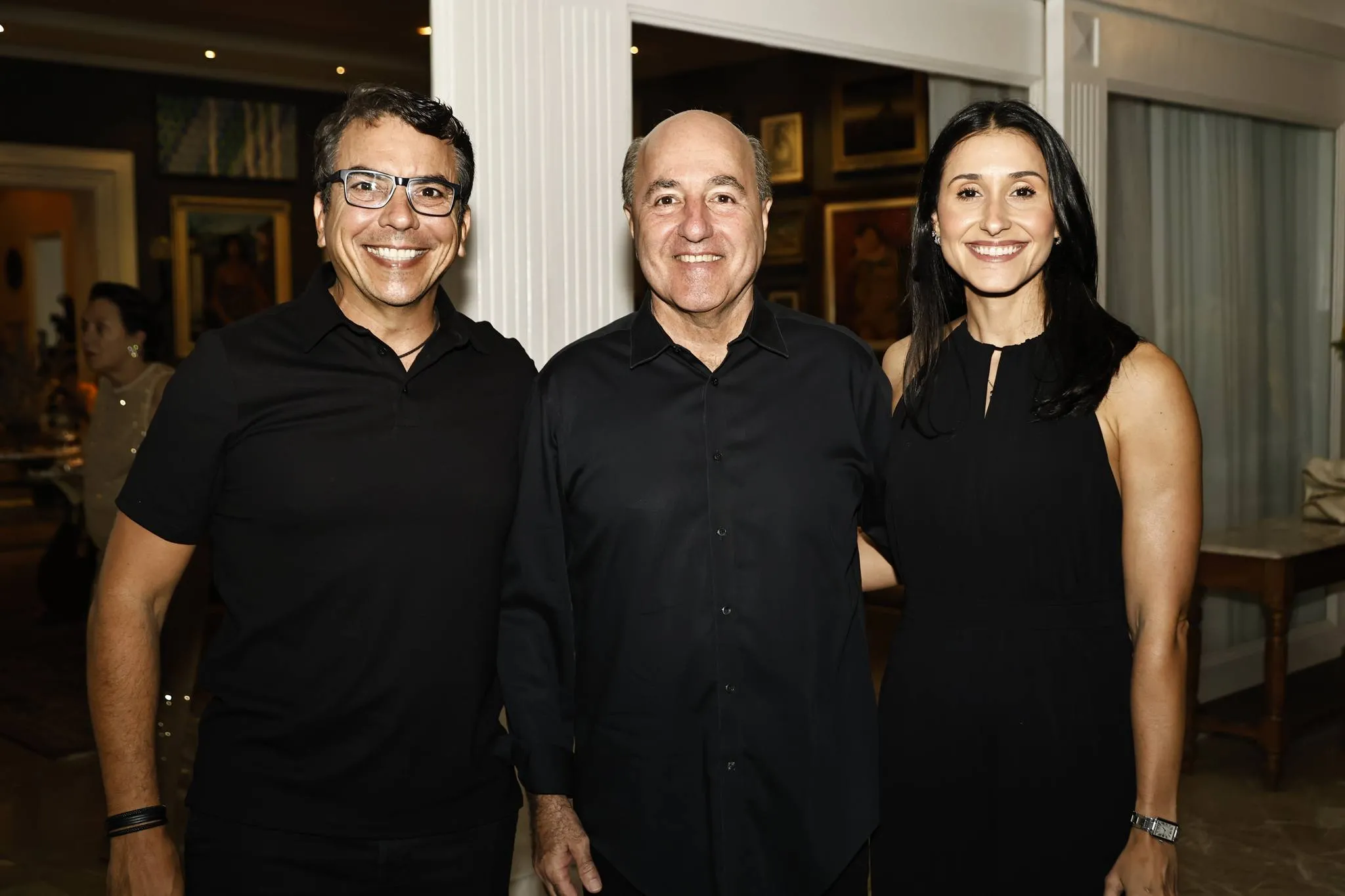 Alex, Silvio e Noemia Frota