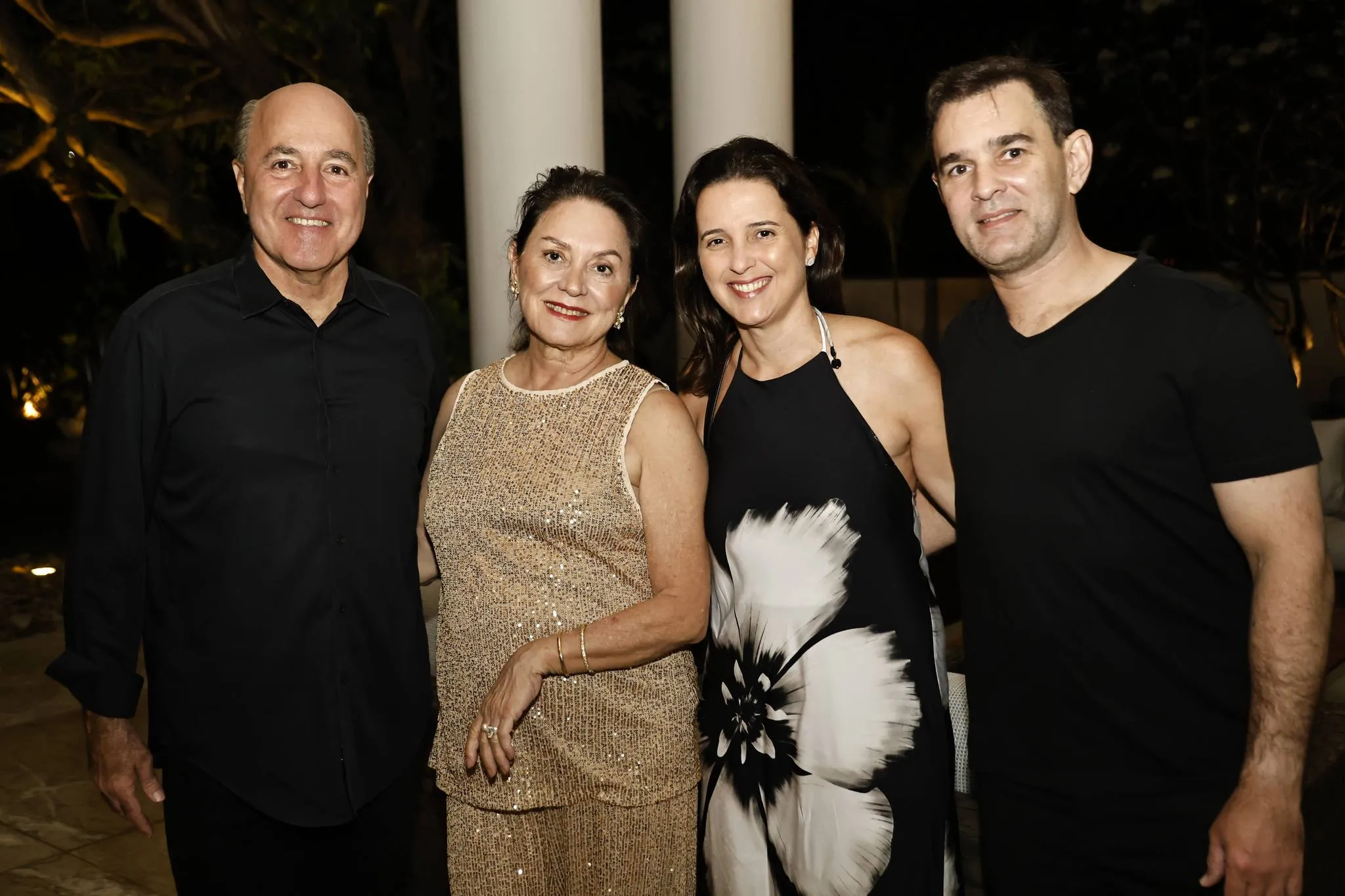Silvio e Paula Frota, Viviane e Abelardo Rocha