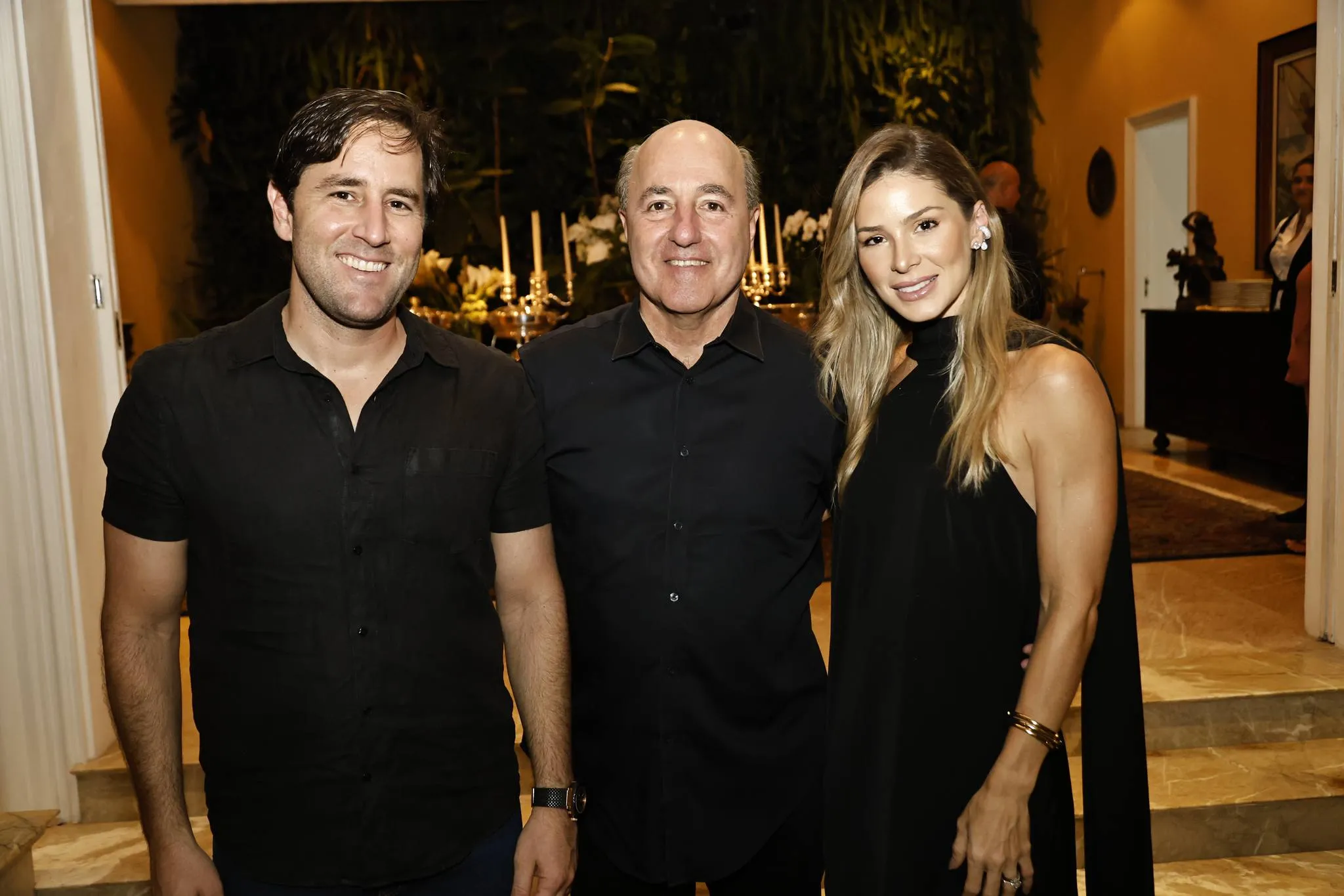 Rodrigo, Silvio e Bruna Waleska Frota