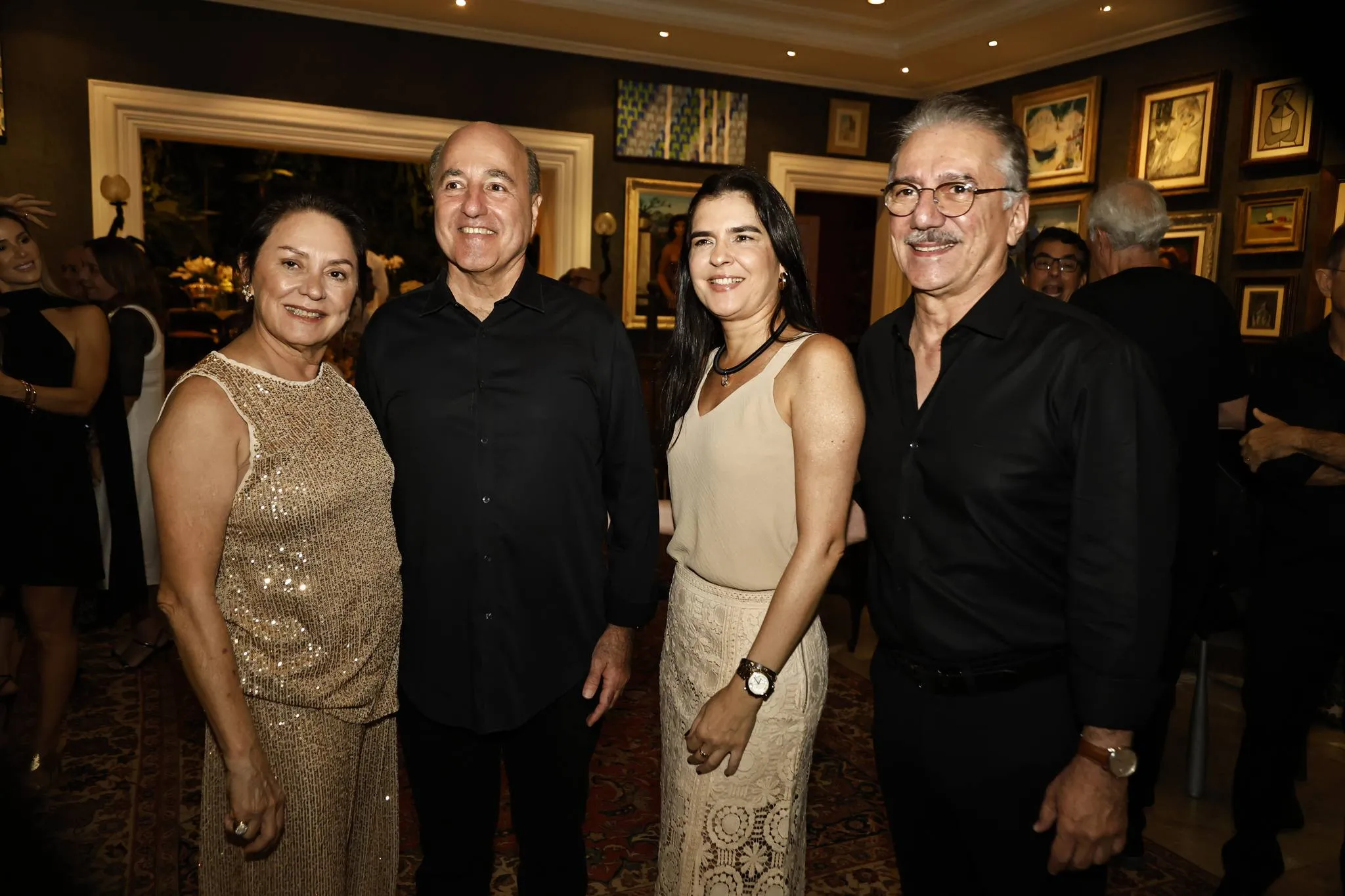 Paula e Silvio Frota, Rochelle Martins e Helder Montenegro