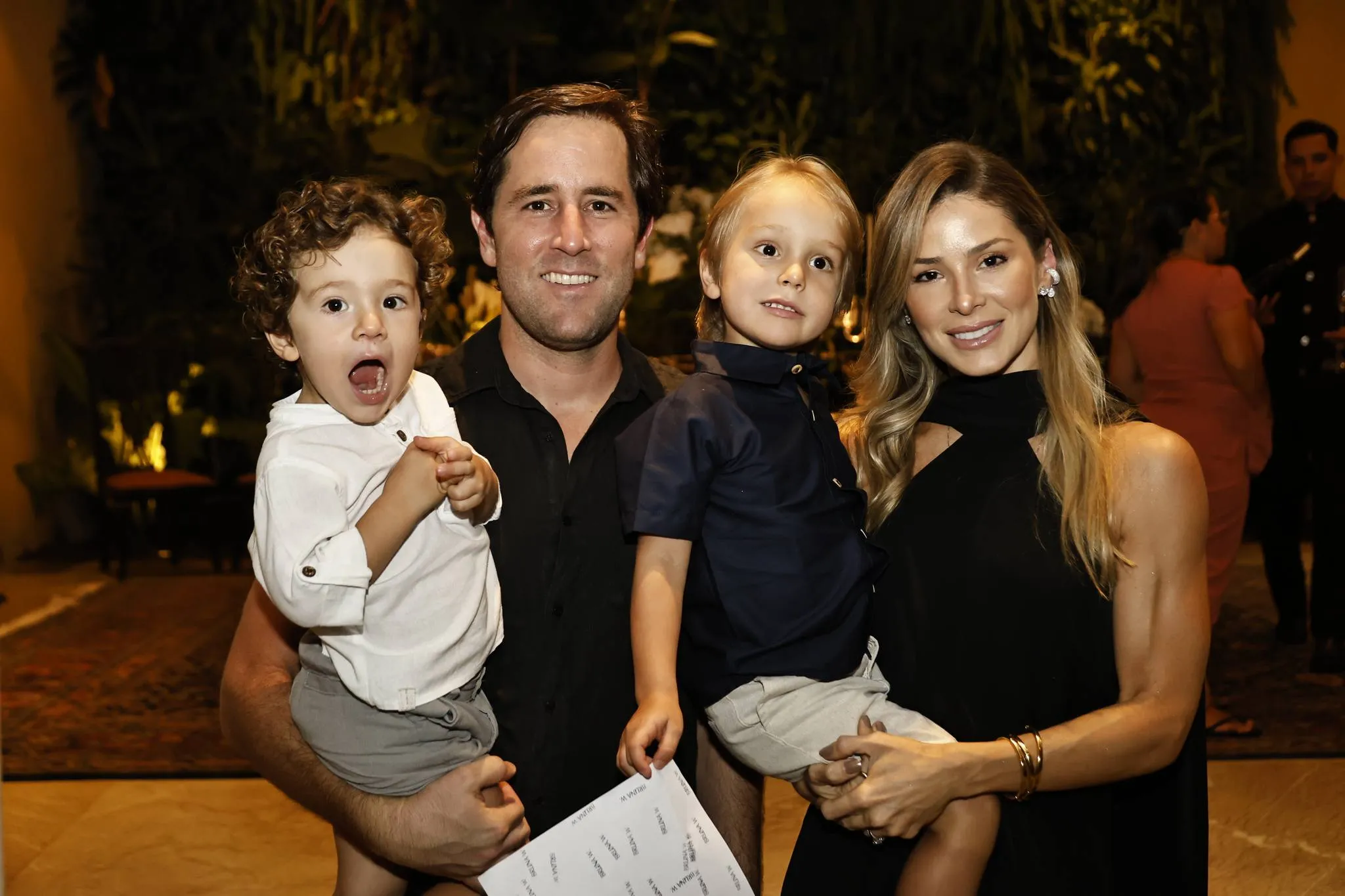 Oscar, Rodrigo, Francisco e Bruna Waleska Frota