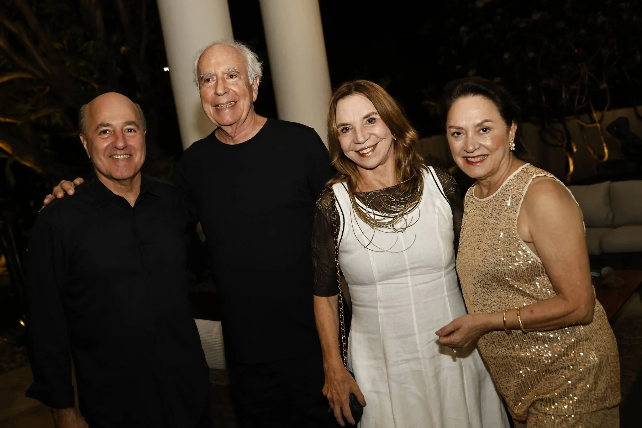Silvio Frota, Jonny e Lucinha Wolff e Paula Frota