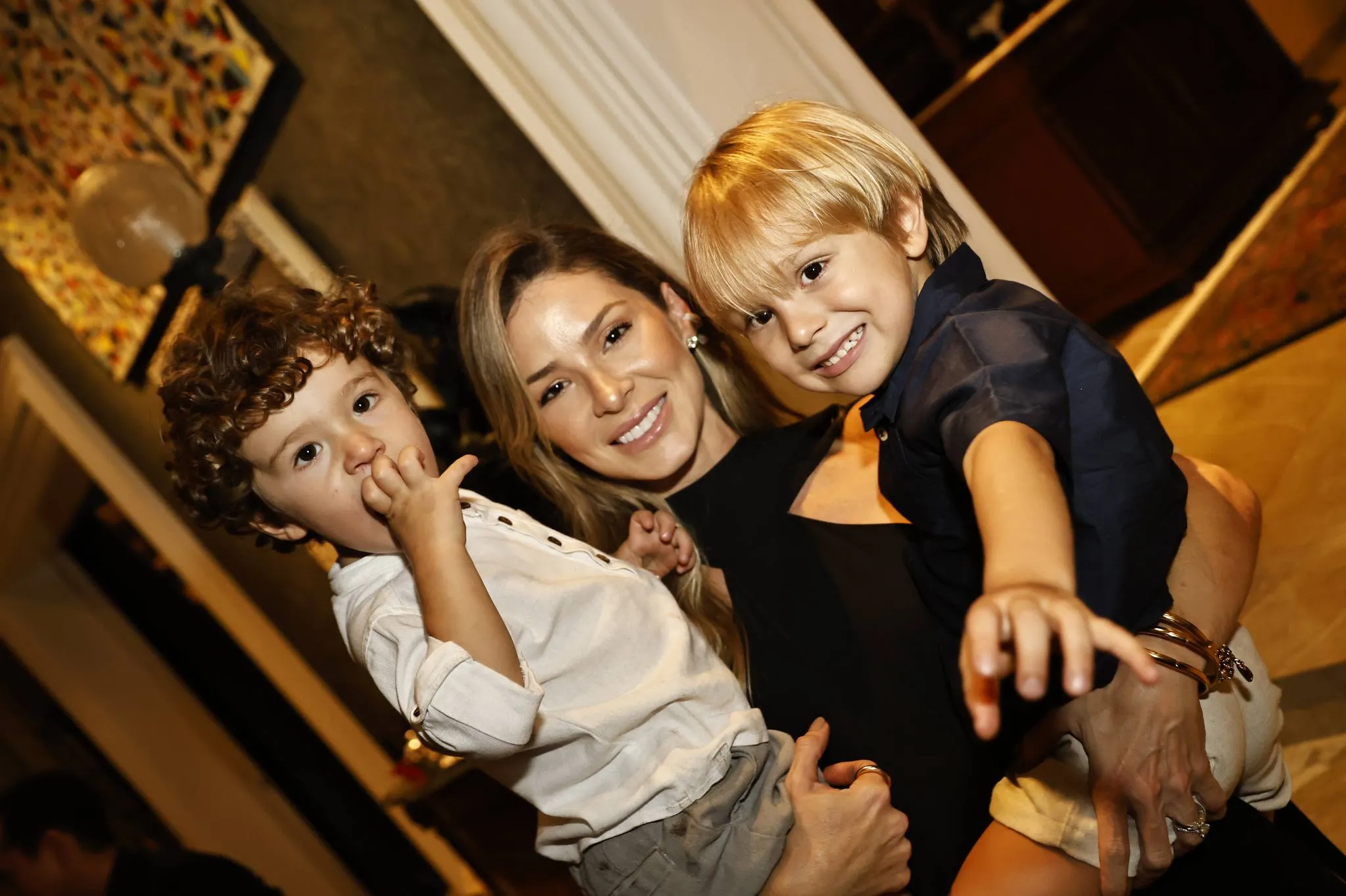 Oscar, Bruna Waleska e Francisco Frota
