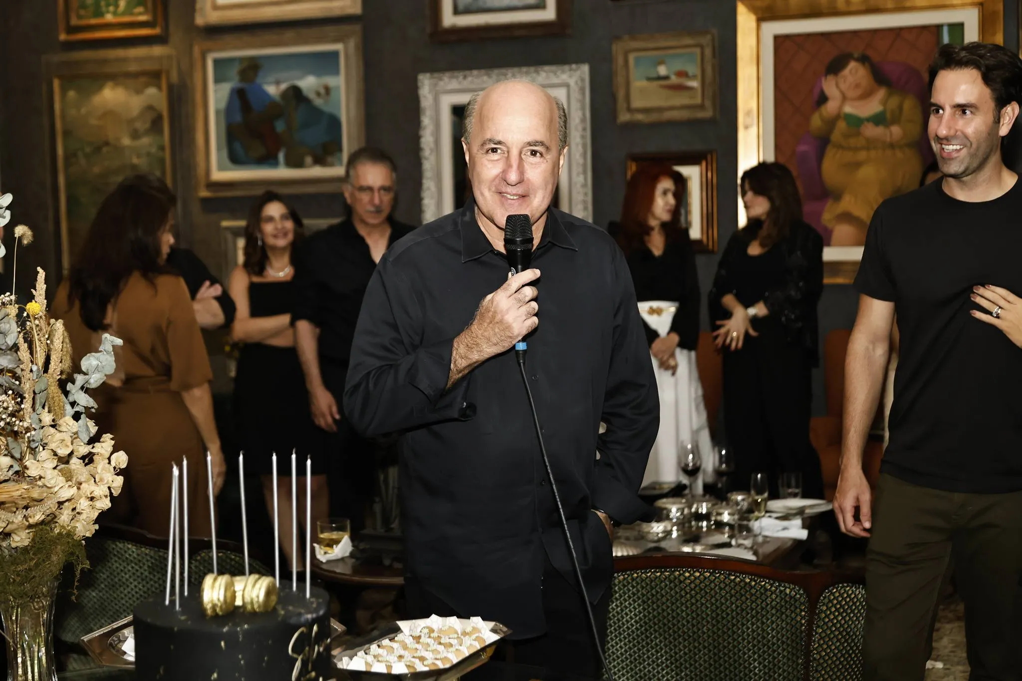 Silvio Frota, no discurso da noite