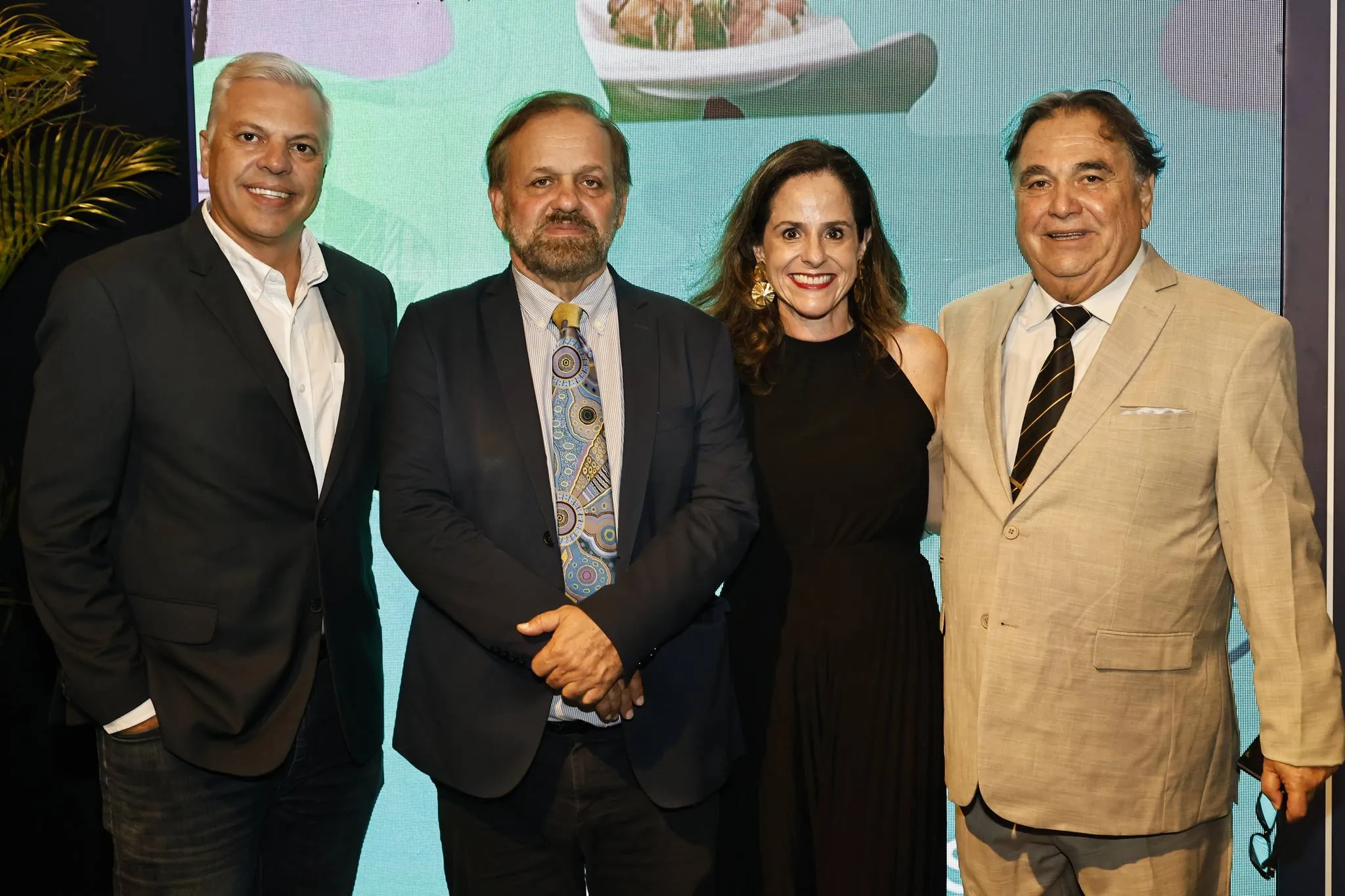 Lucas Ferianci, Christina Larroudé, Tasso Mendonça e Carlos Alberto Lância