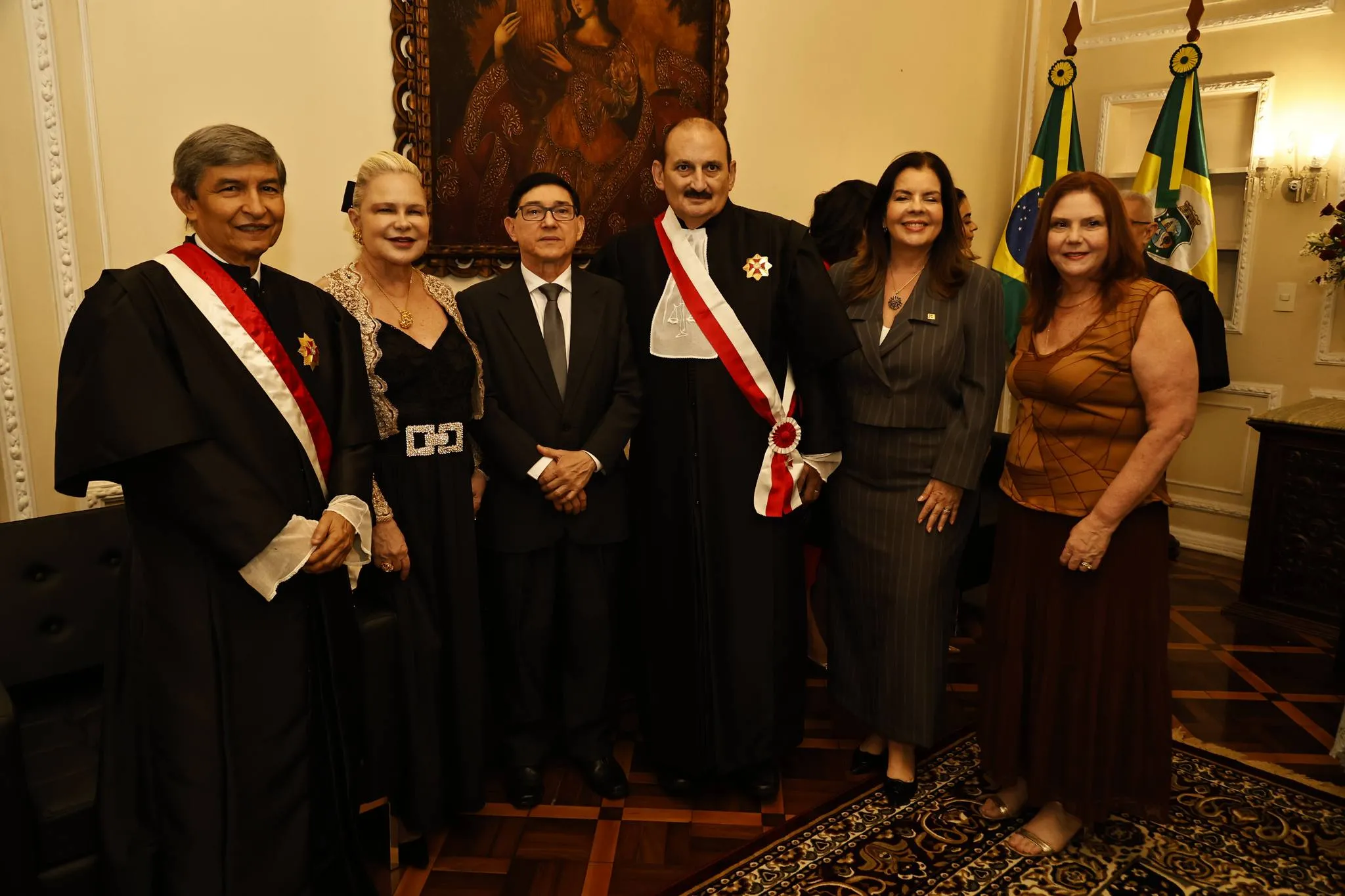 Plauto e Izabel Porto, Roberto Machado, Franzé Gomes, Eliane Brasil e Fernanda Pessoa