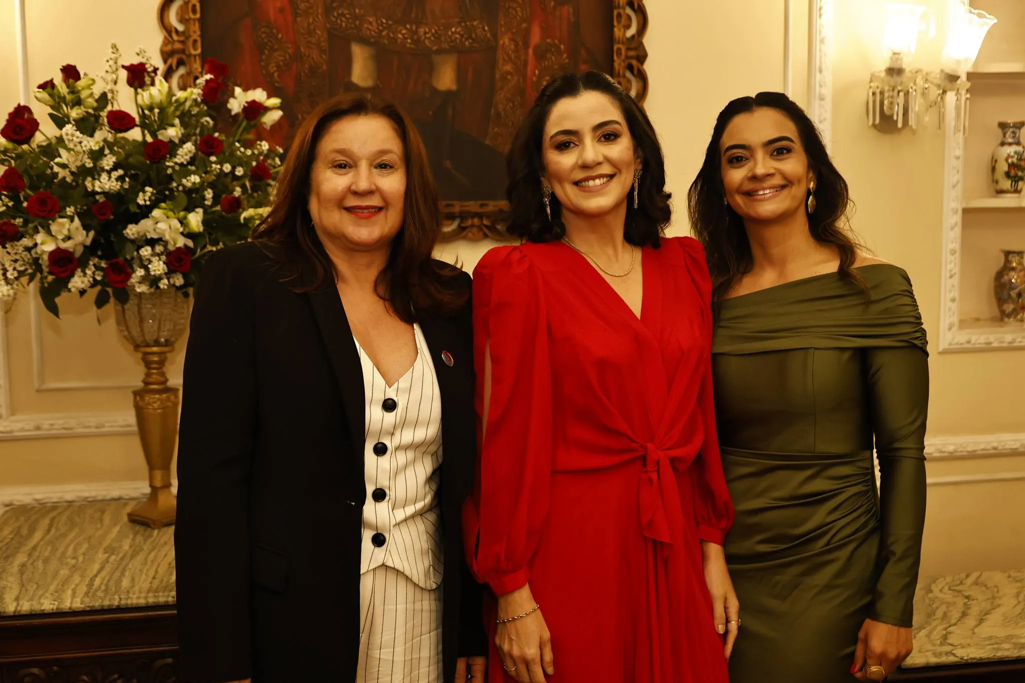Eliana Pinto, Rovena Martins e Katherine Maciel