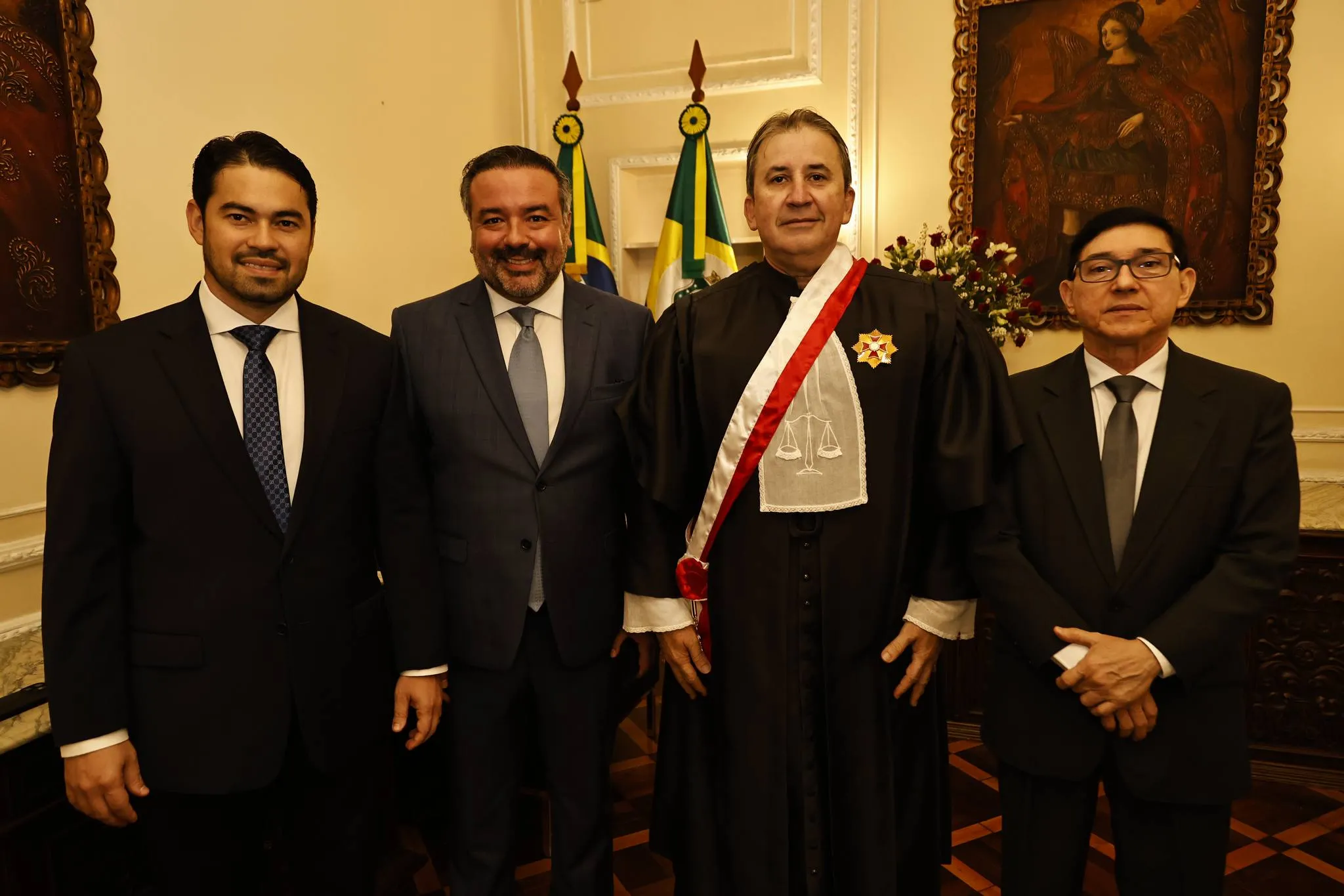 Henrique Oliveira, Eduardo Pragmácio, Paulo Régis Botelho e Roberto Machado
