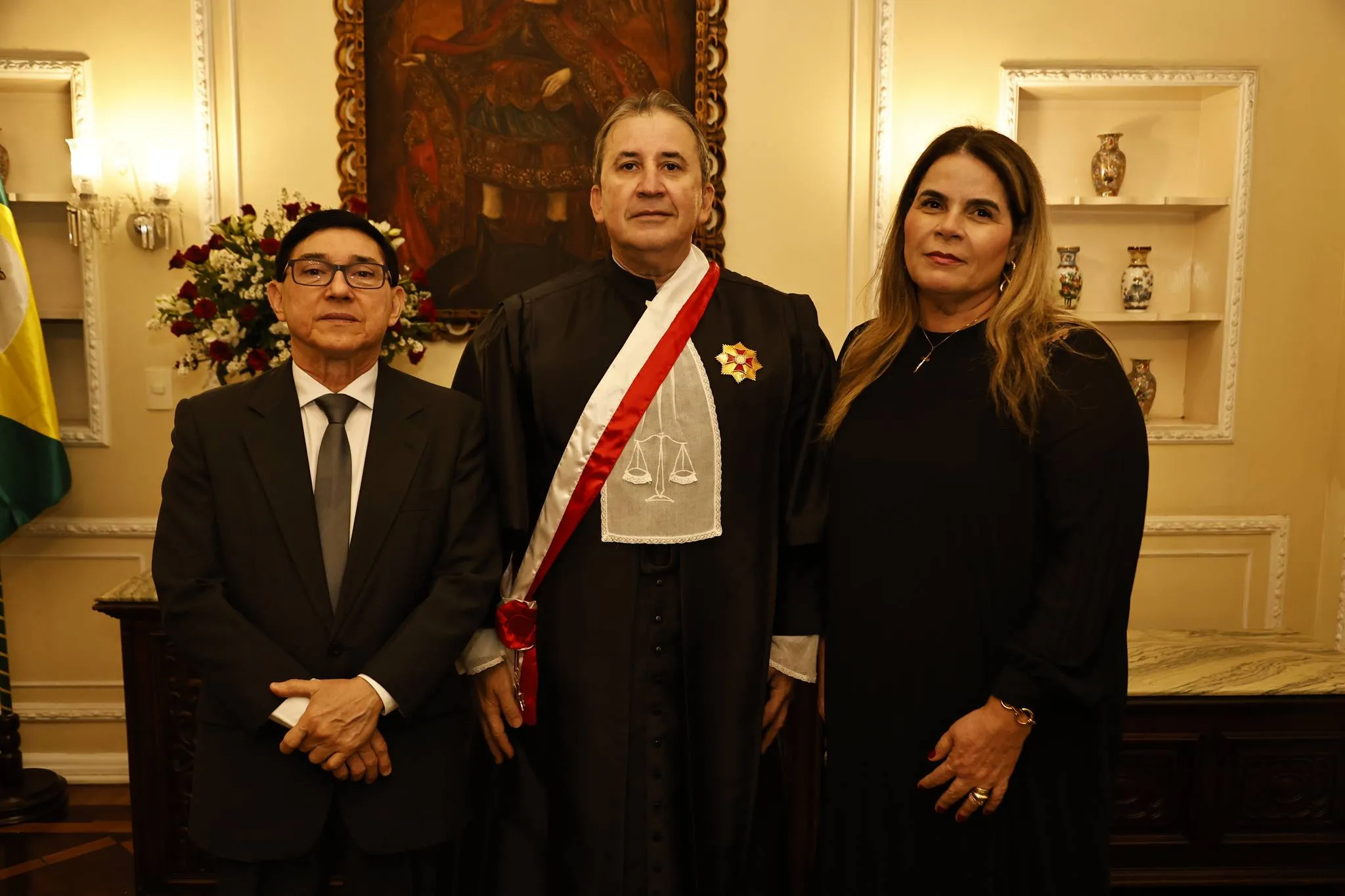 Roberto Machado, Paulo Régis Botelho e Débora Machado