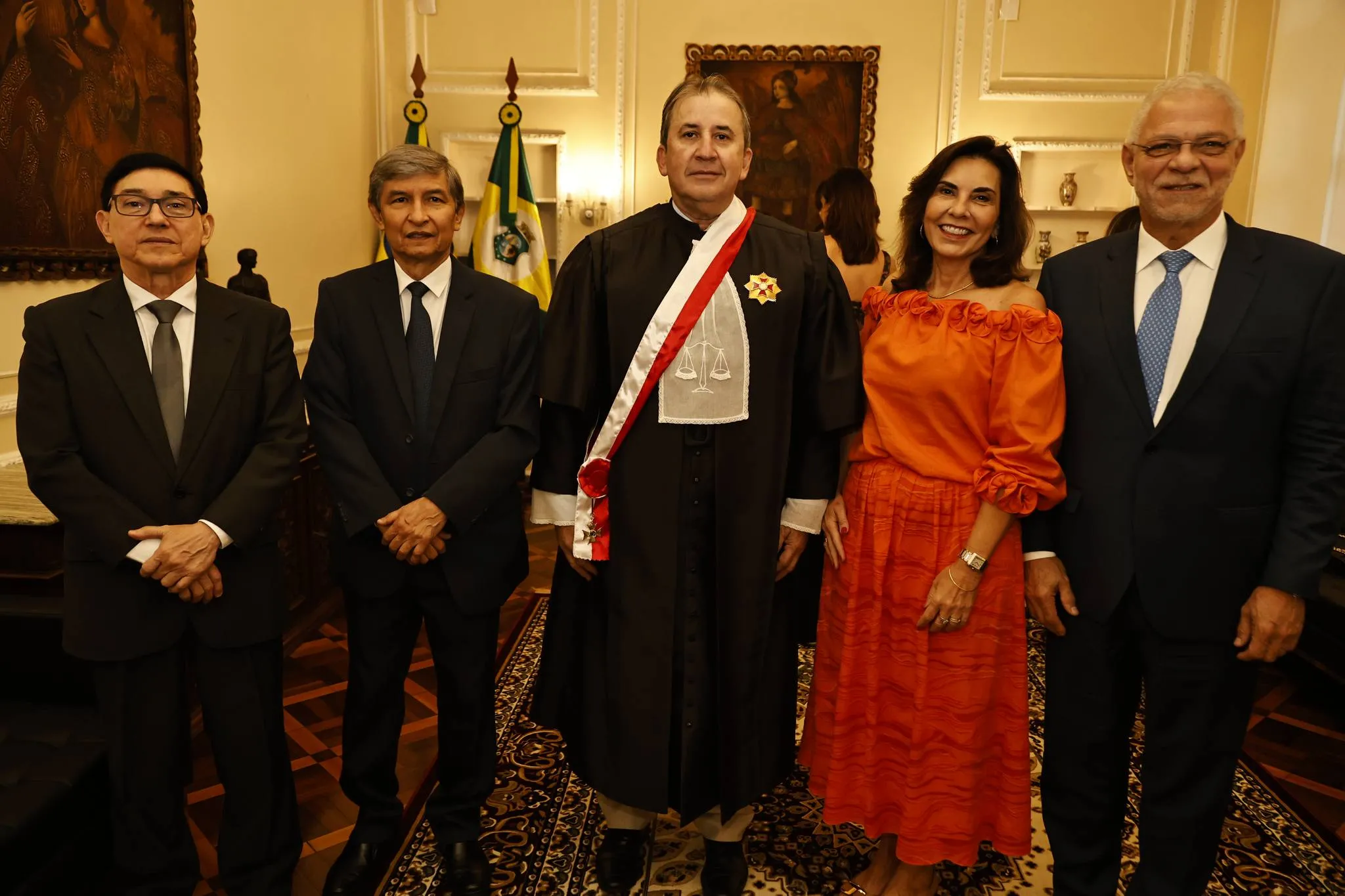 Roberto Machado, Plauto Porto, Paulo Régis Botelho, Cristina e Alexandre Belmonte