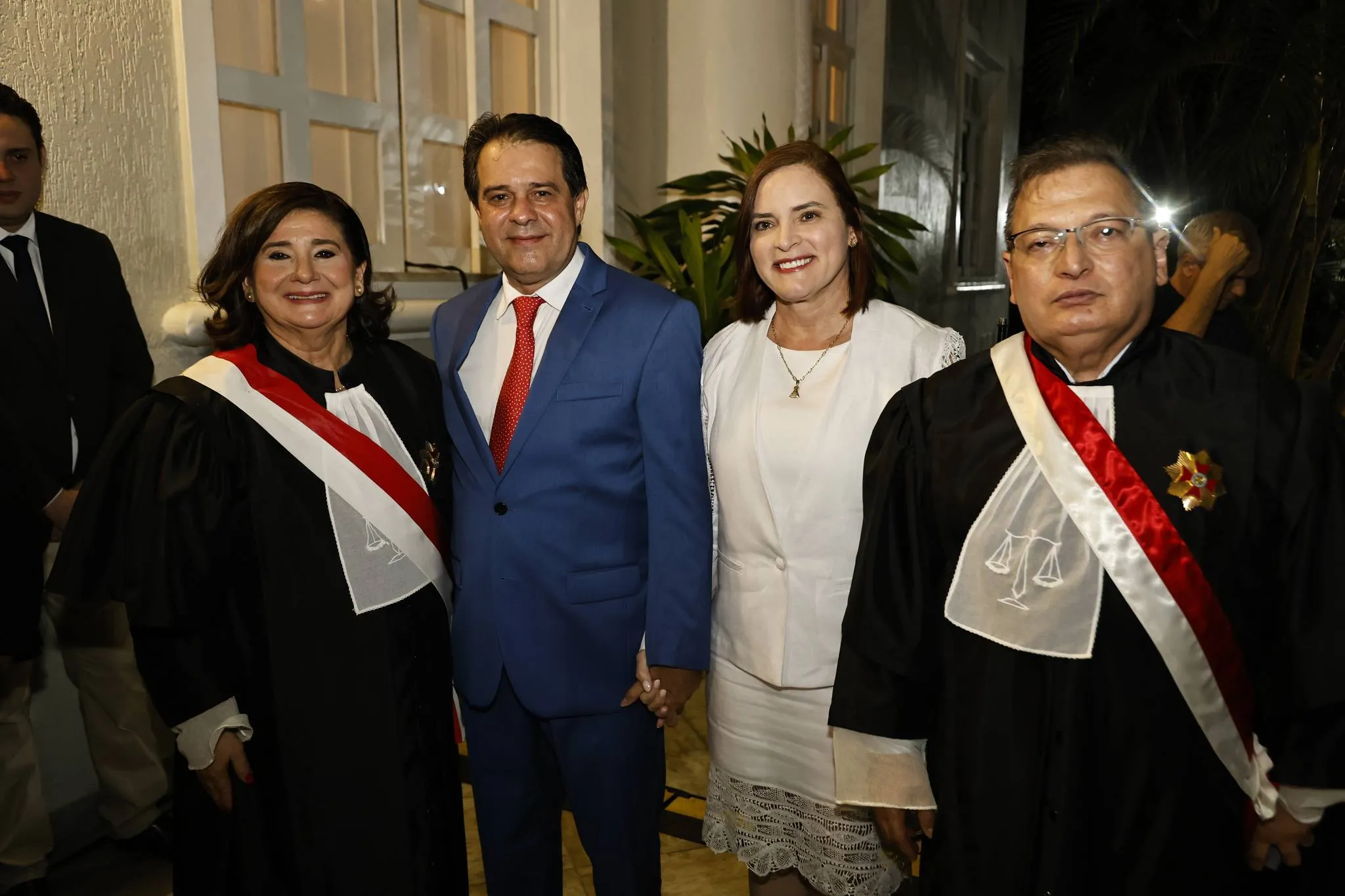 Gláucia Nepomuceno, Evandro e Cristiane Leitão e Durval Maia