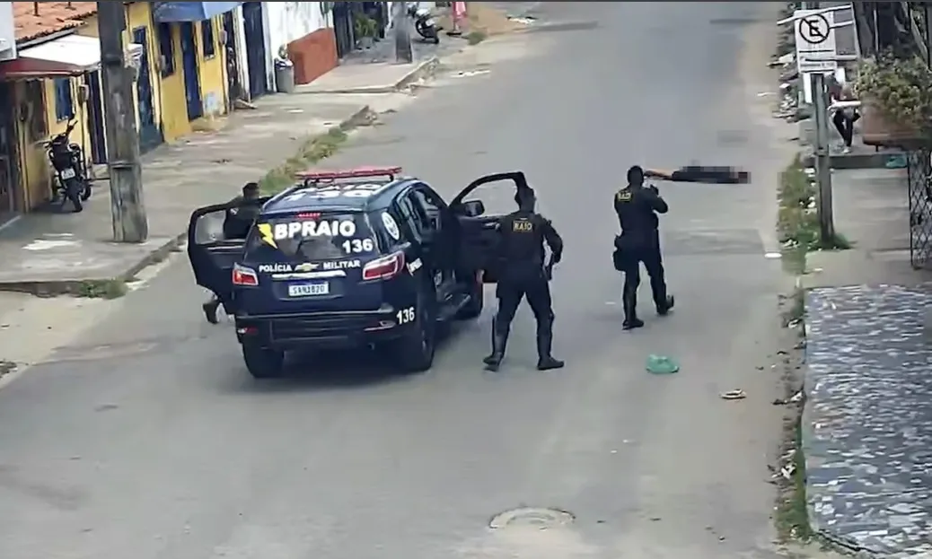 Agentes do CPRaio prenderam o suspeito em flagrante