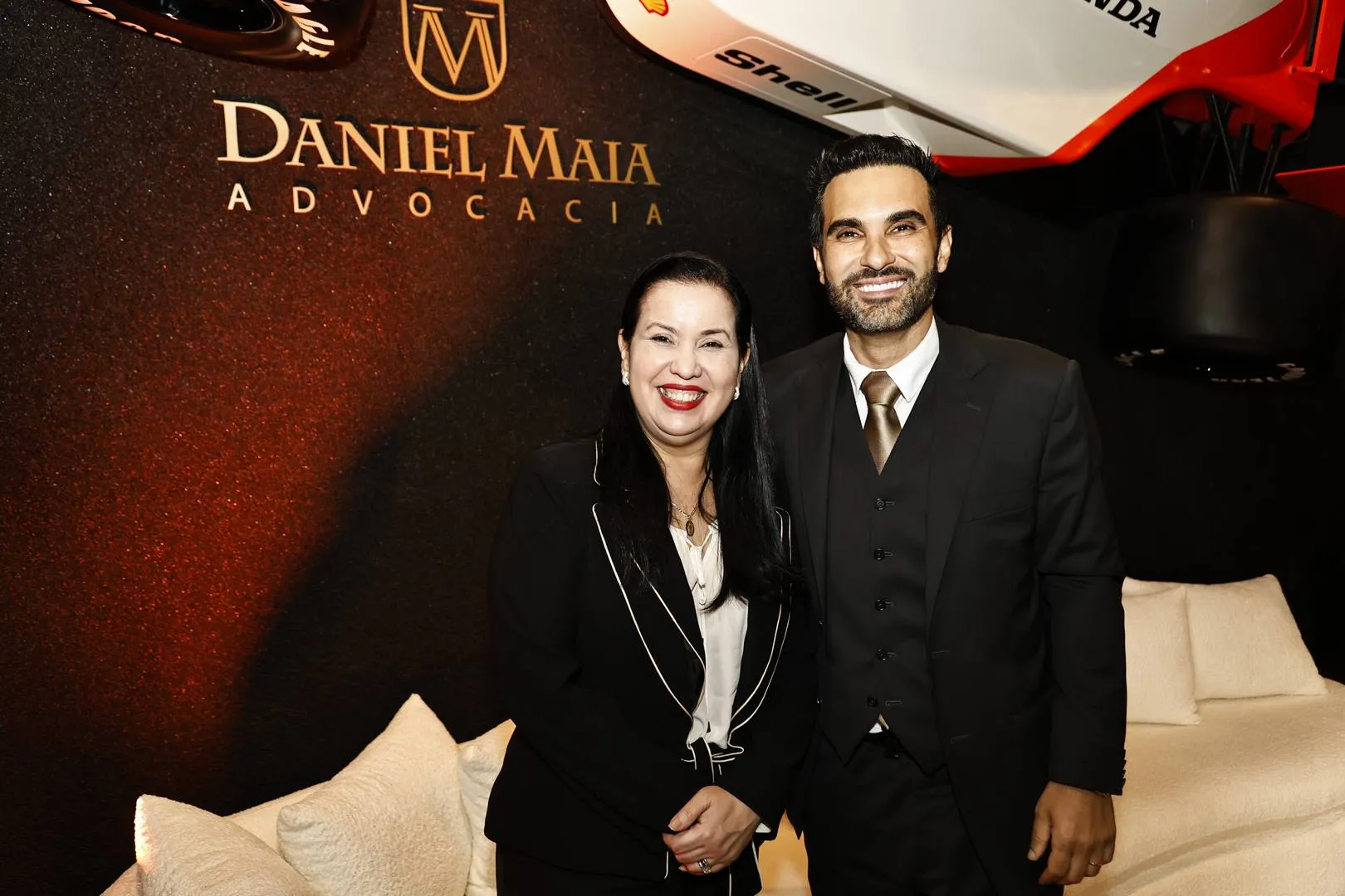 Christiane Leitão e Daniel Maia