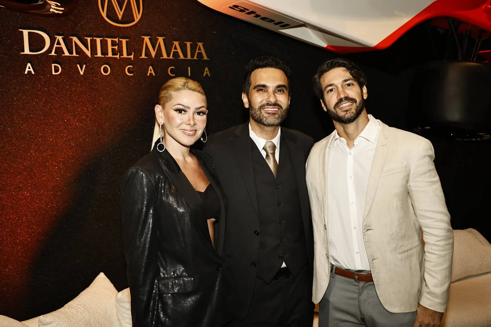 Natasha Brígido, Daniel Maia e Rafael Magalhães