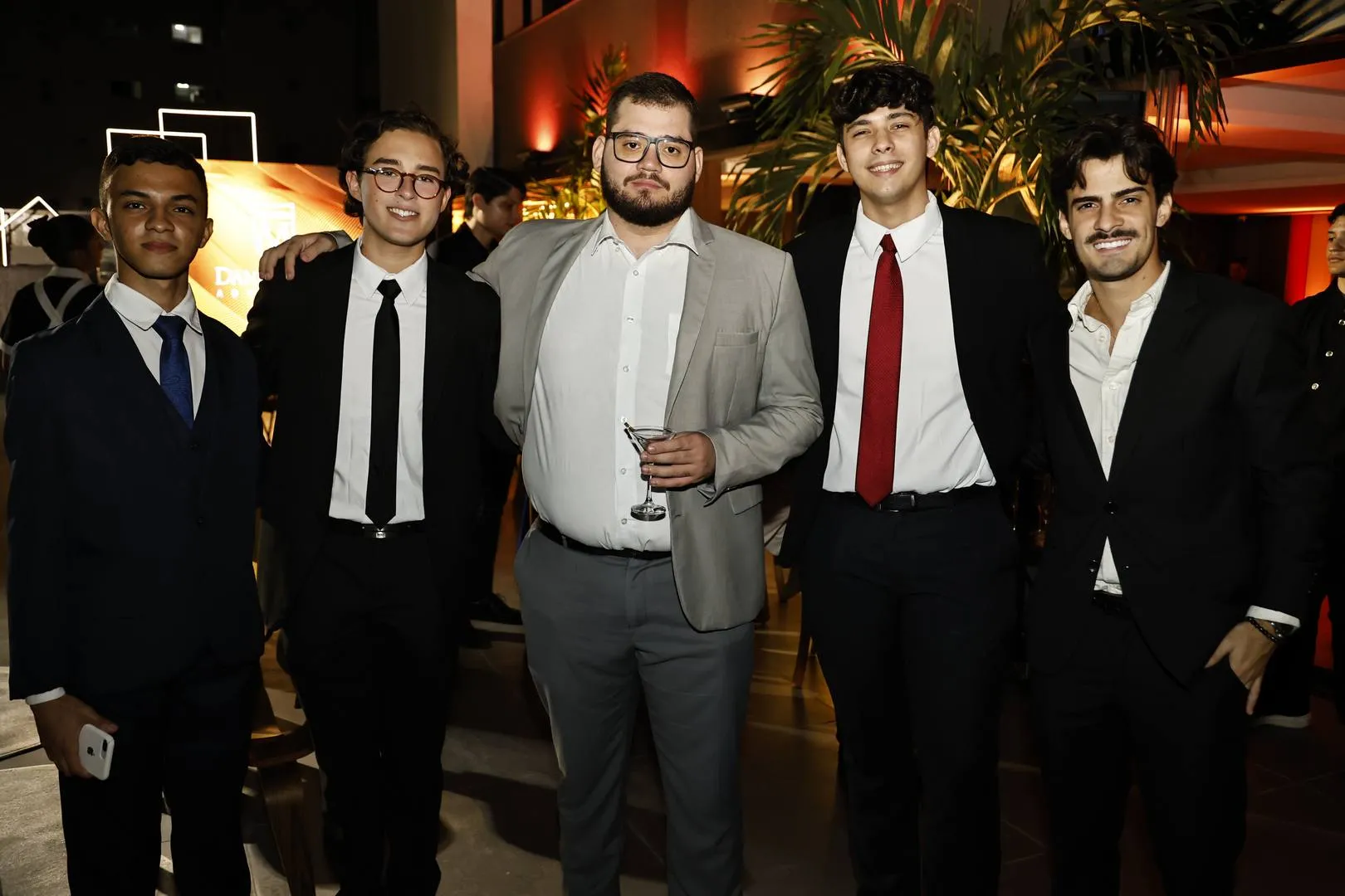 Riquelme Queiroz, Rodrigo Medeiros, Gabriel Cavalcante, Miguel Saboia e Thiago Albuquerque