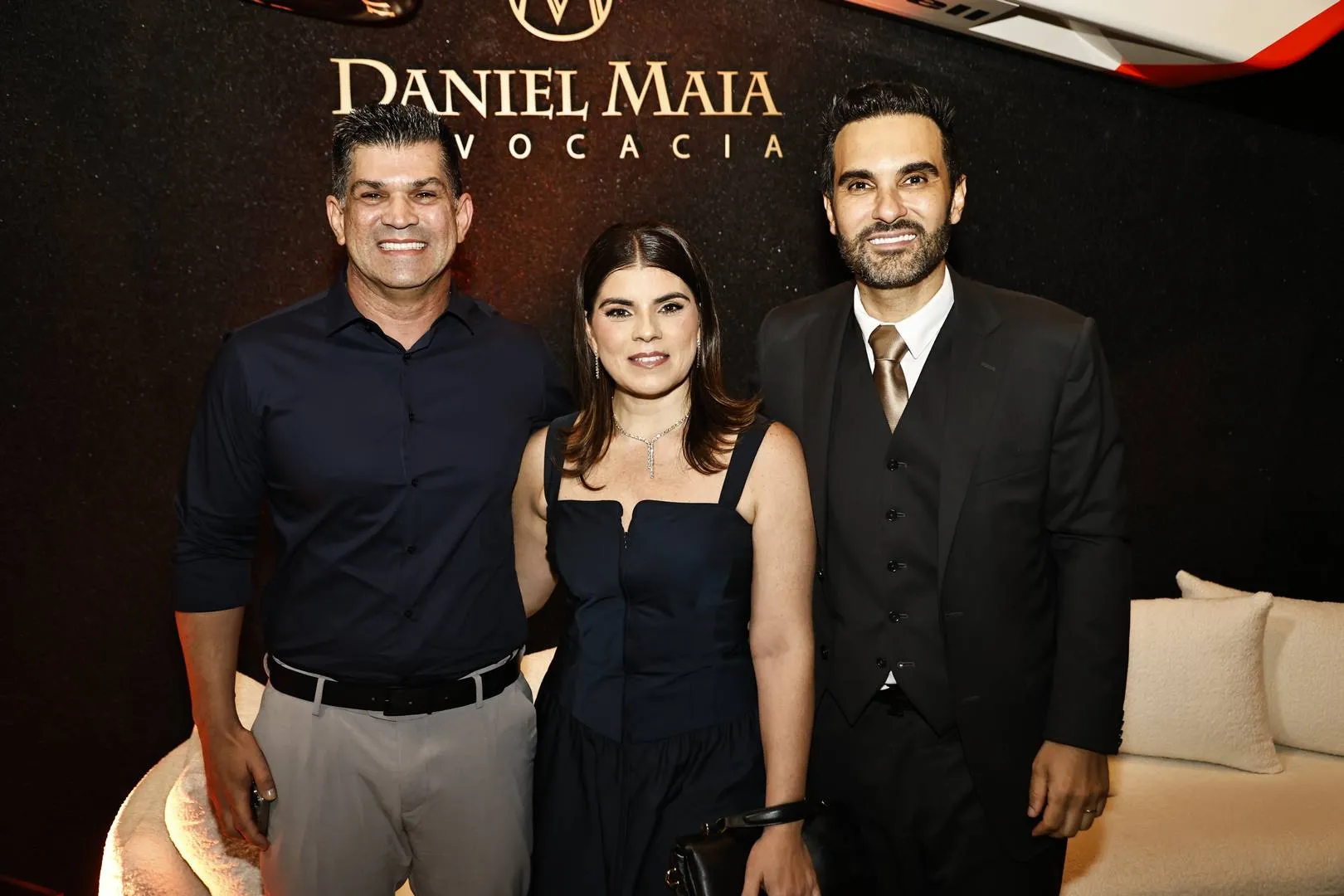 Eduardo e Vanja Lessa e Daniel Maia