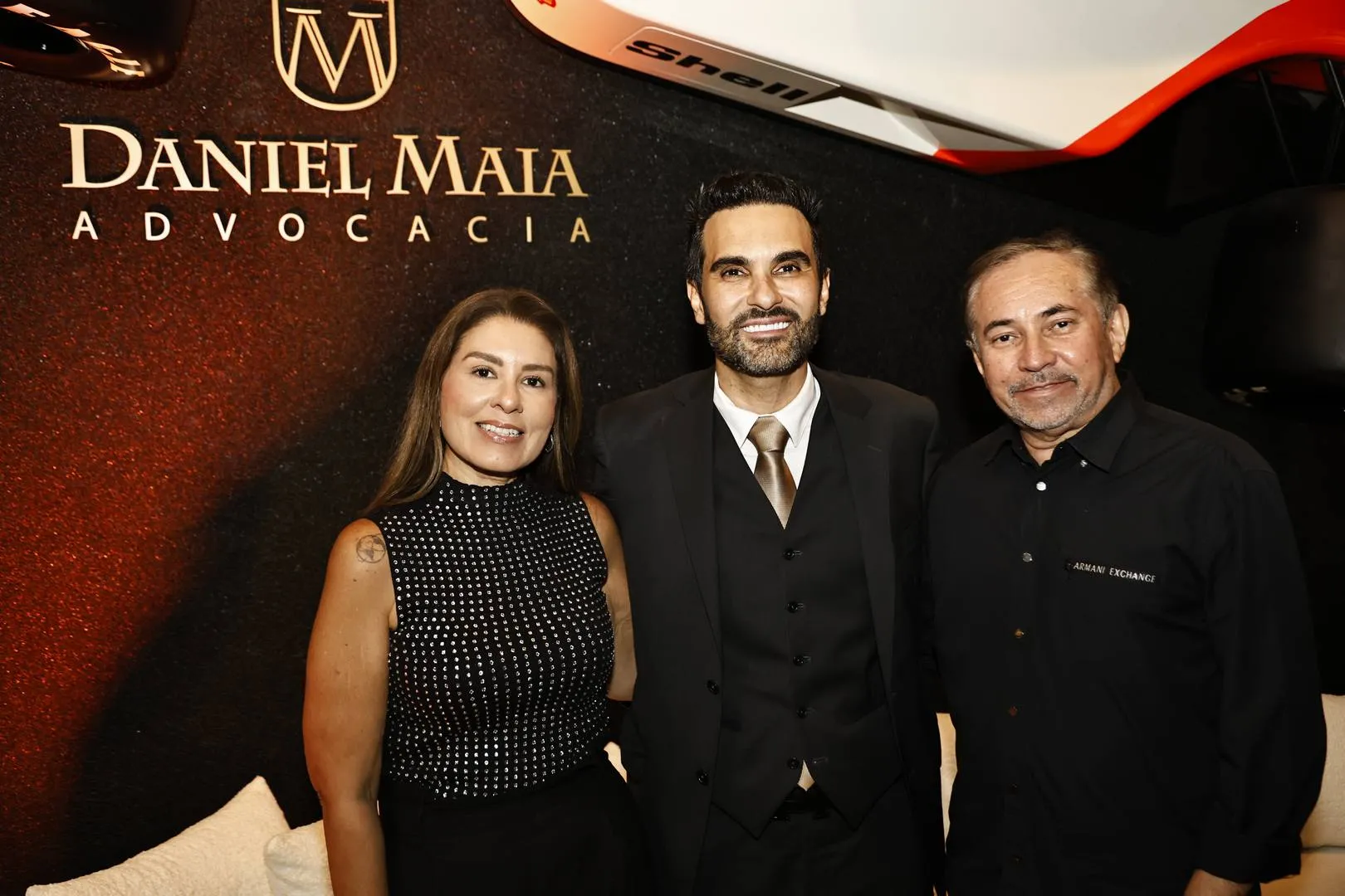 Jéssica Medeiros, Daniel Maia e Acelino Mentor