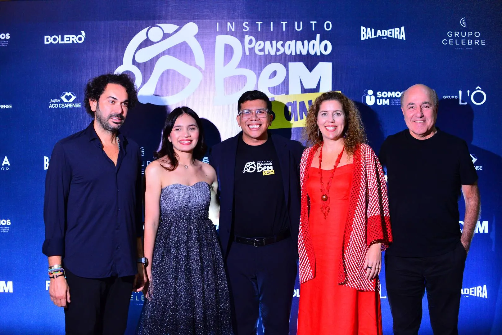 Cláudio Vale, Eva, Rutenio Florencio, Ticiana Rolim Queiroz e Silvio Frota