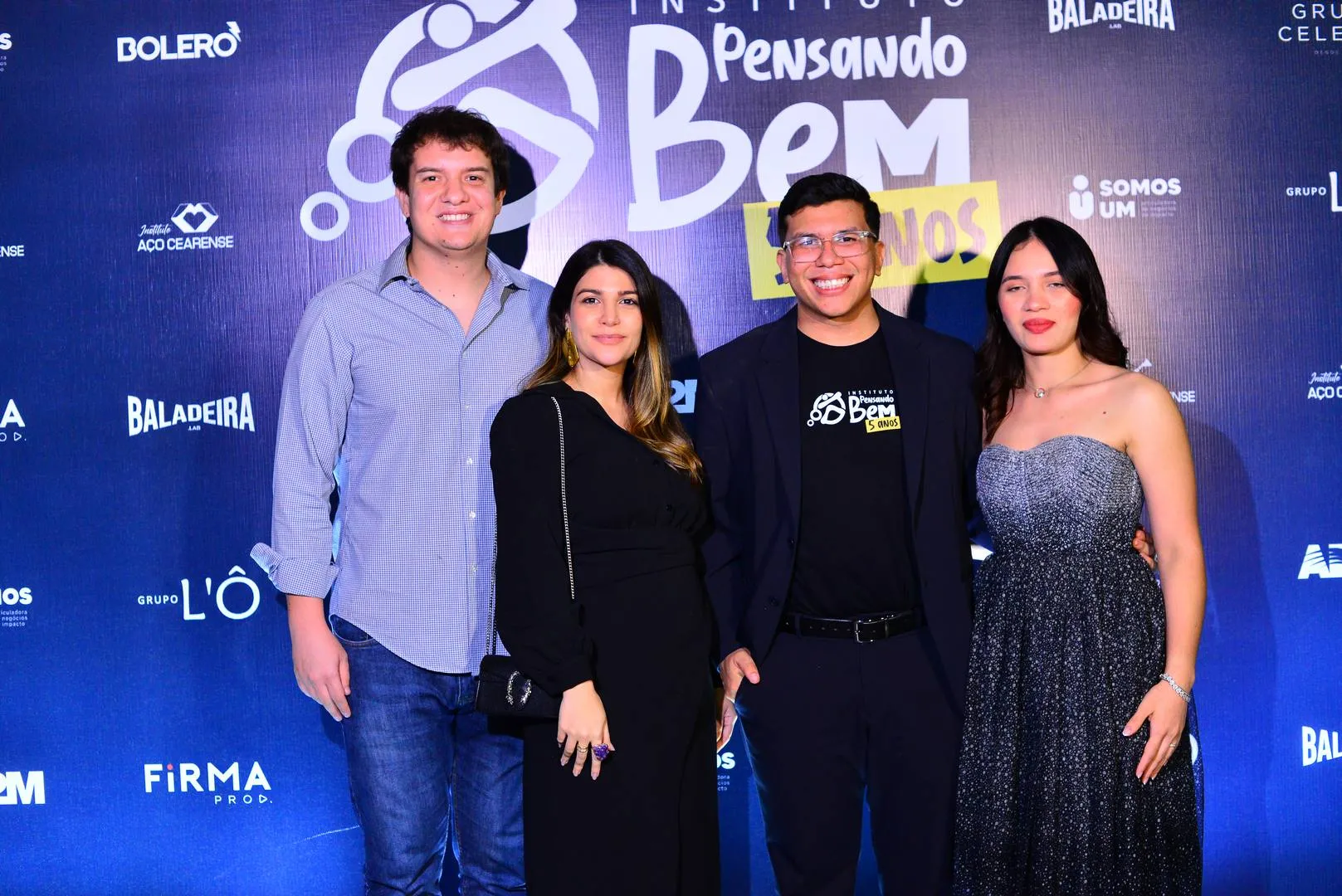 Guilherme, Jessica Colares, Rutenio e Eva Florencio