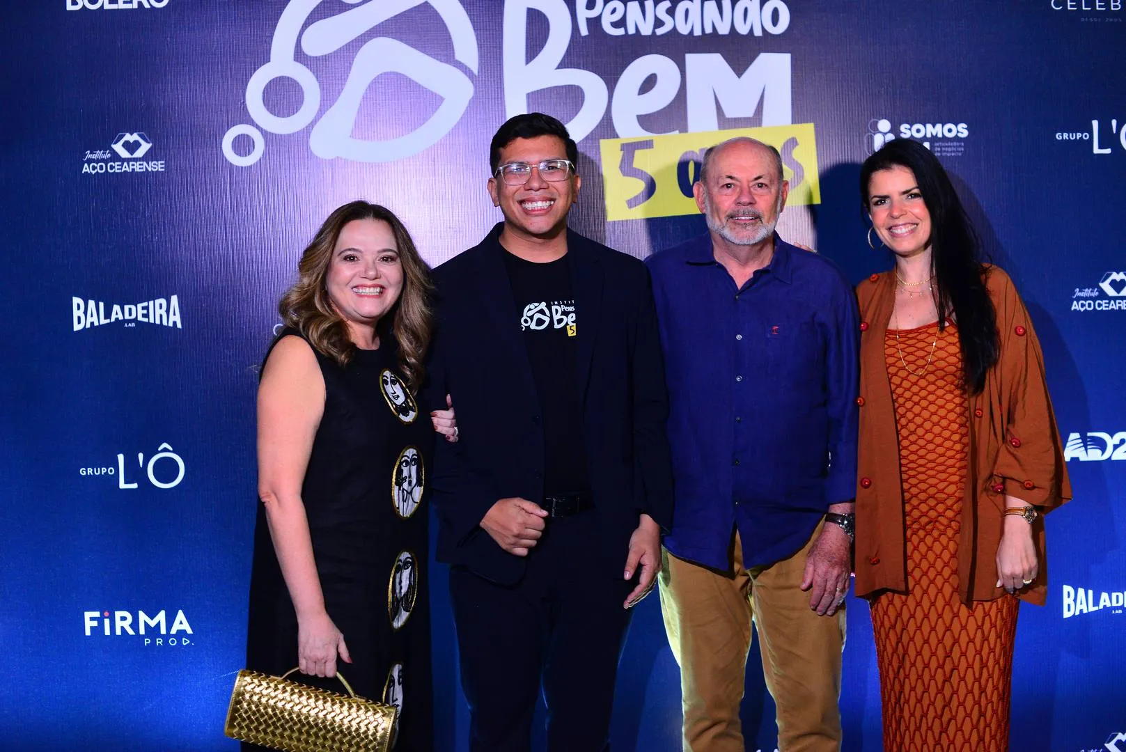 Neile Aragão, Rutenio Florencio, Nilton Menezes e Aline Ferreira